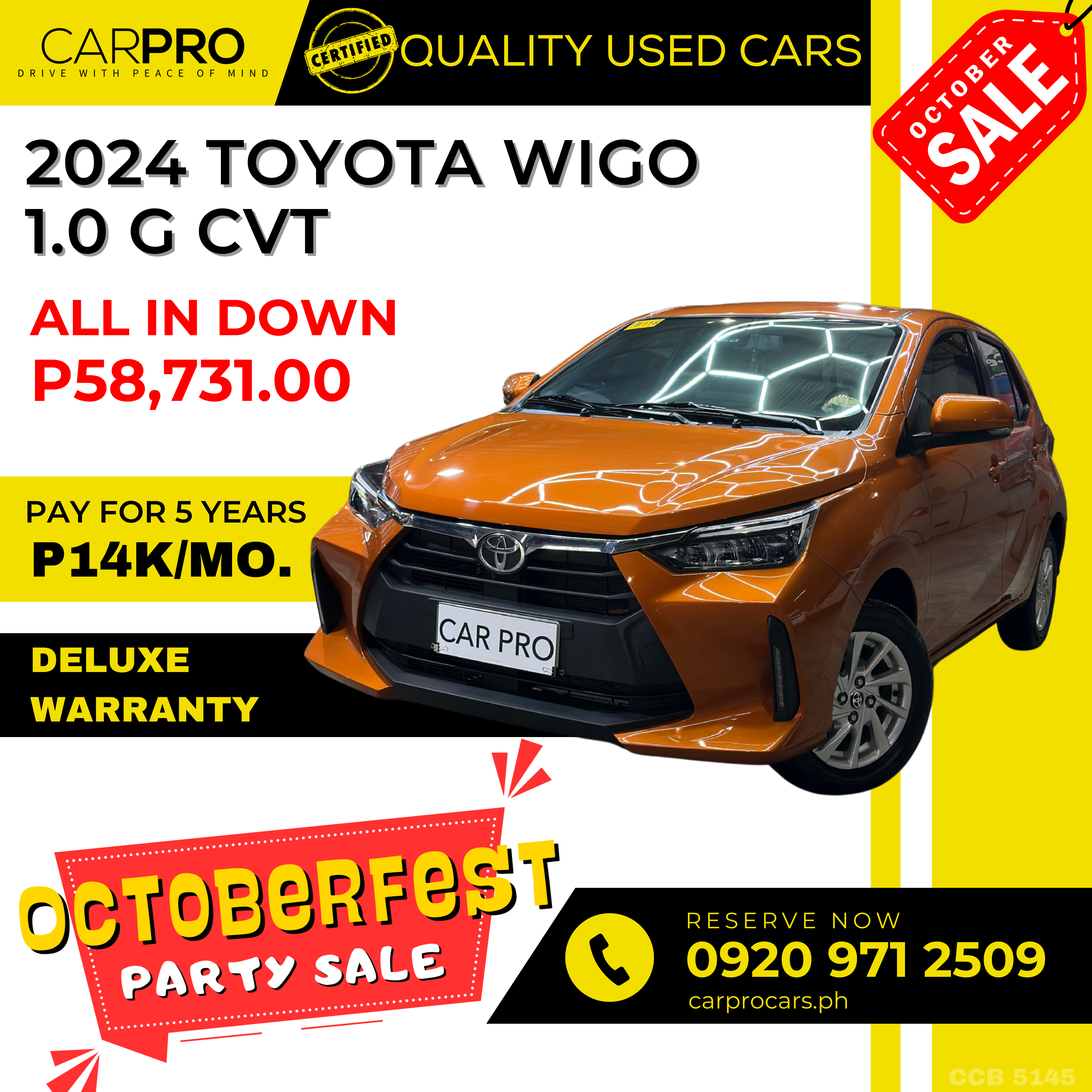 2024 Toyota Wigo 1.0 G CVT