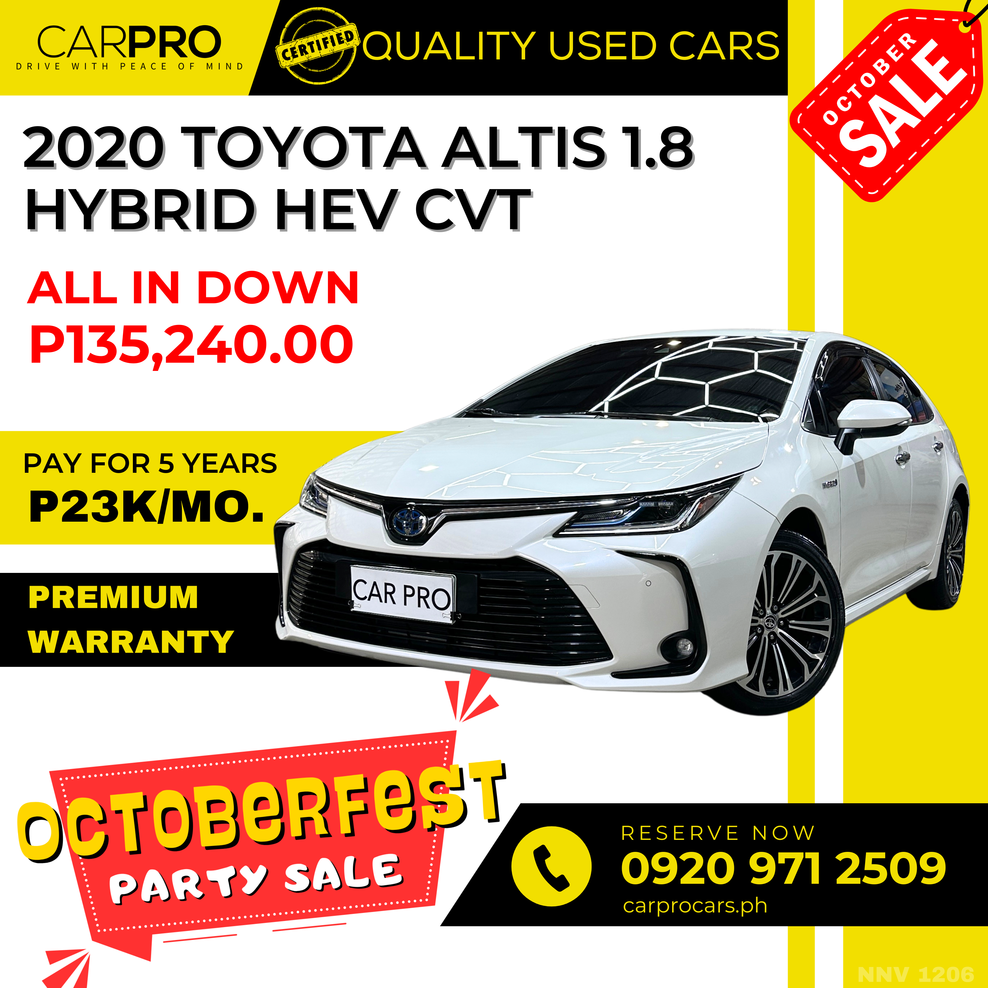 2020 Toyota Altis 1.8 Hybrid HEV CVT