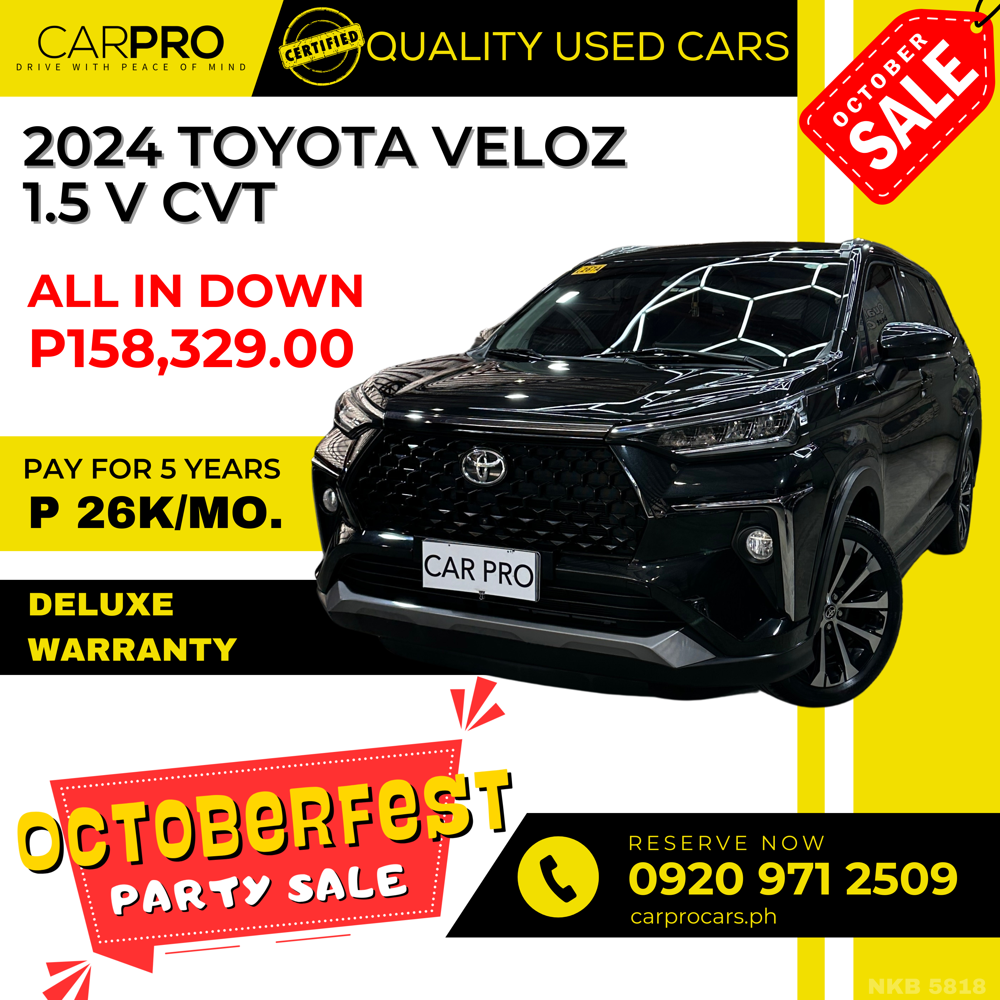 2024 Toyota Veloz 1.5 V CVT