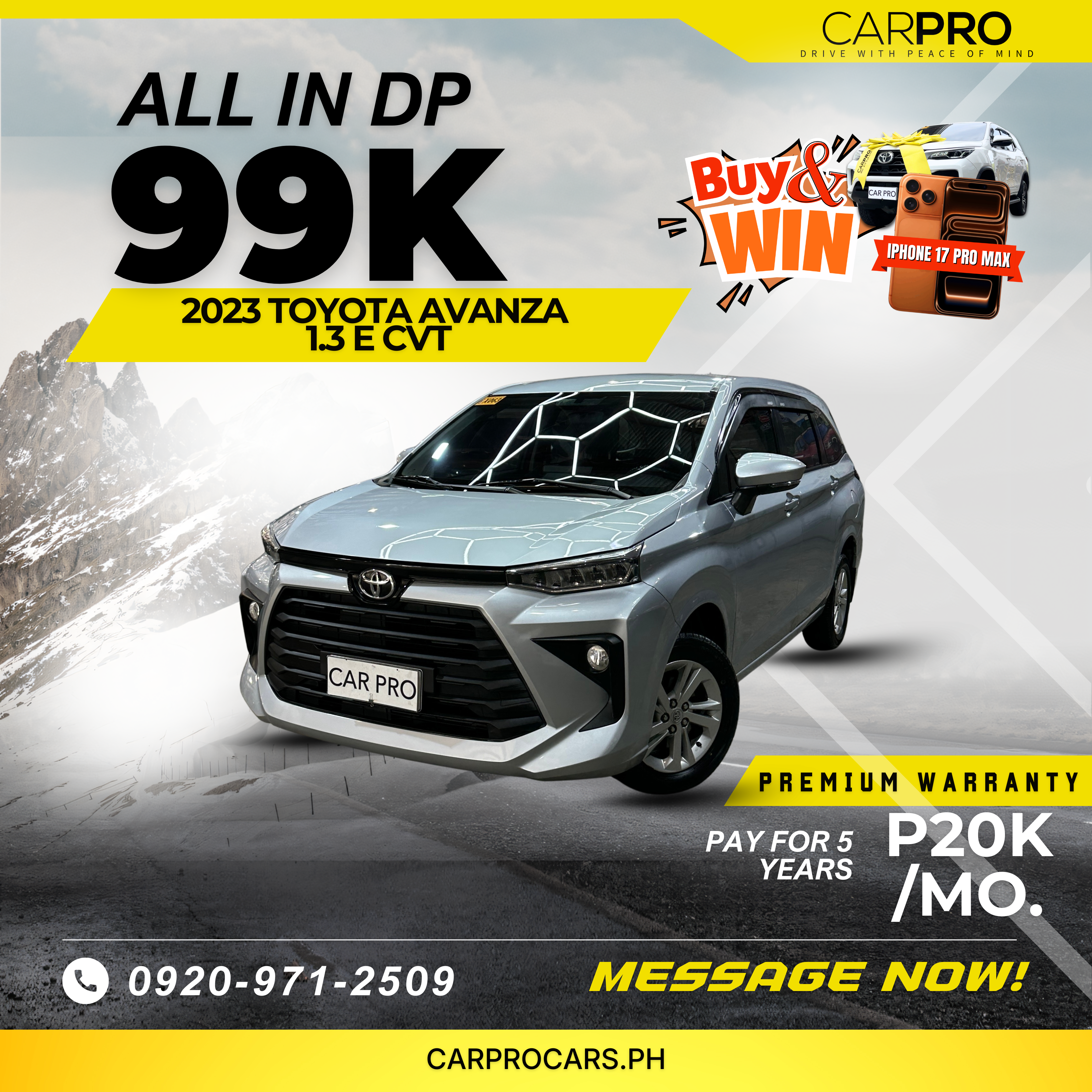 2023 Toyota Avanza 1.3 E CVT