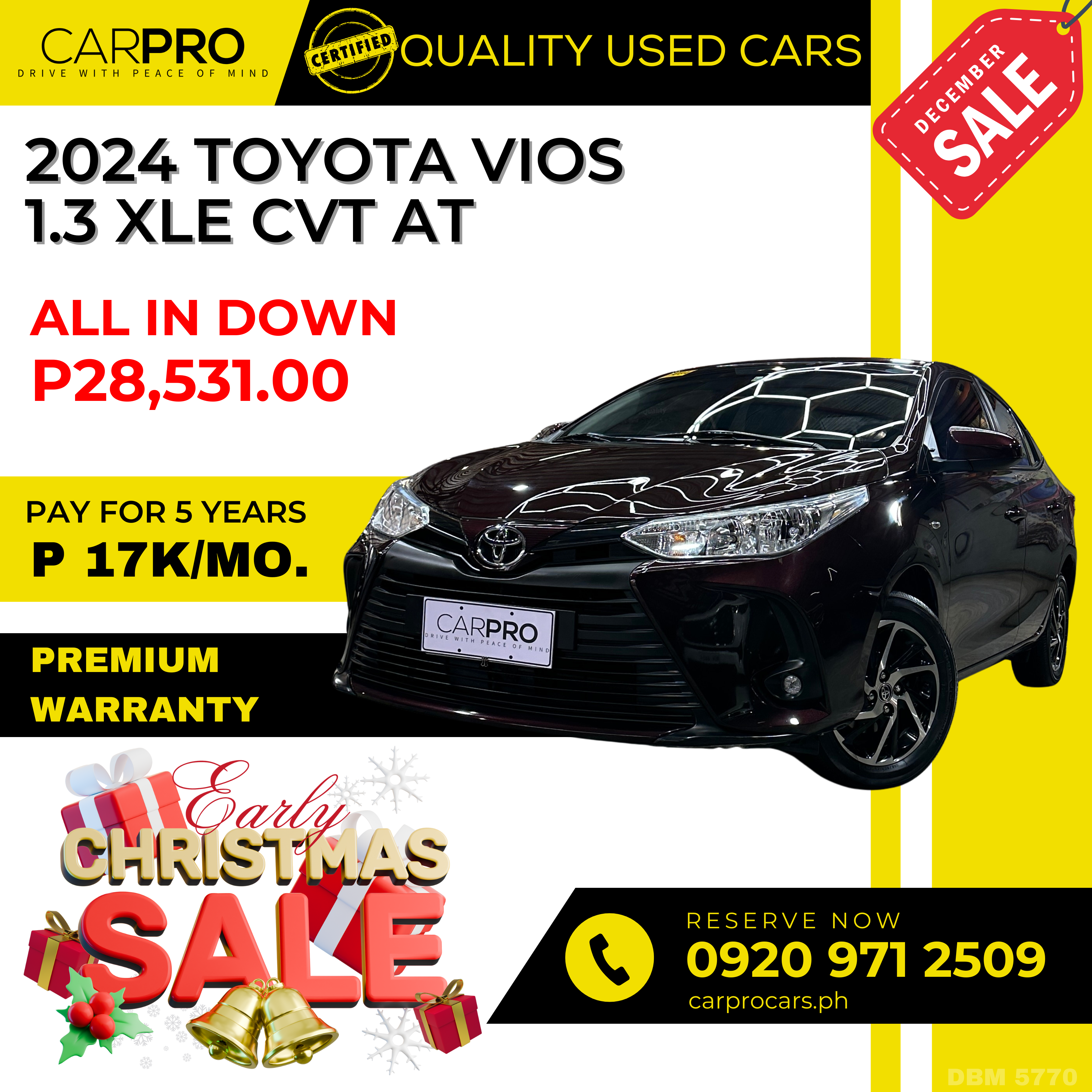 2024 Toyota Vios 1.3 XLE CVT AT