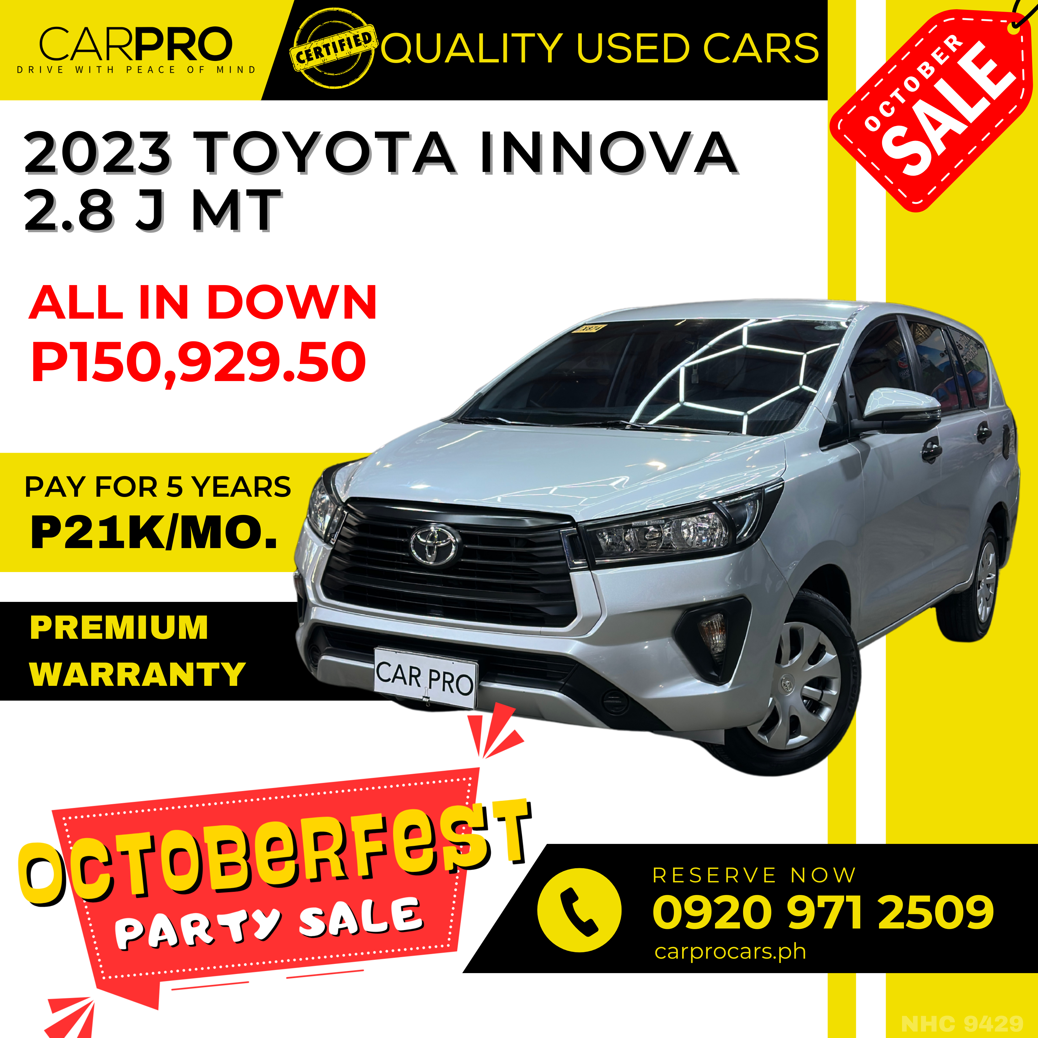2023 Toyota Innova 2.8 J MT