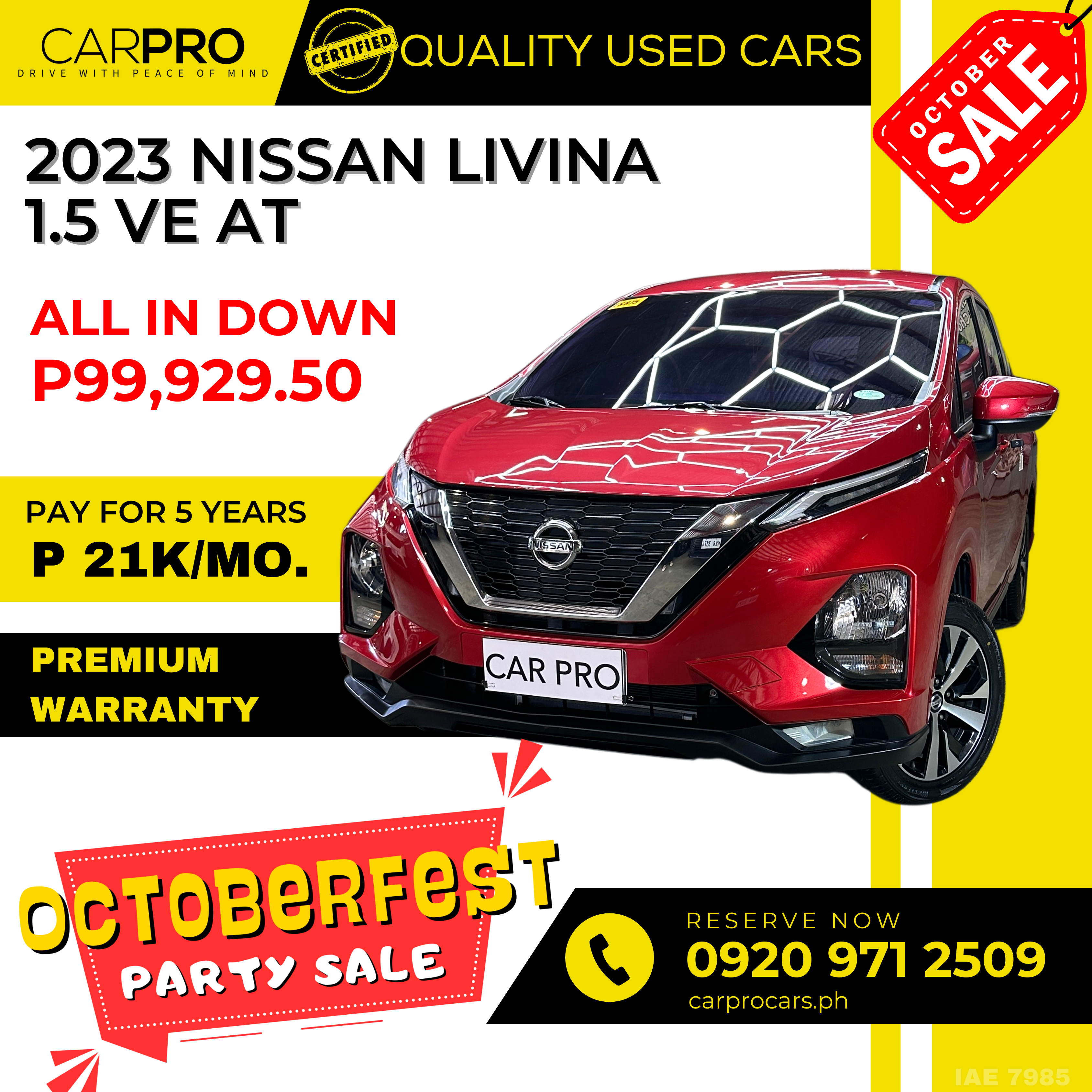 2023 Nissan Livina 1.5 VE AT