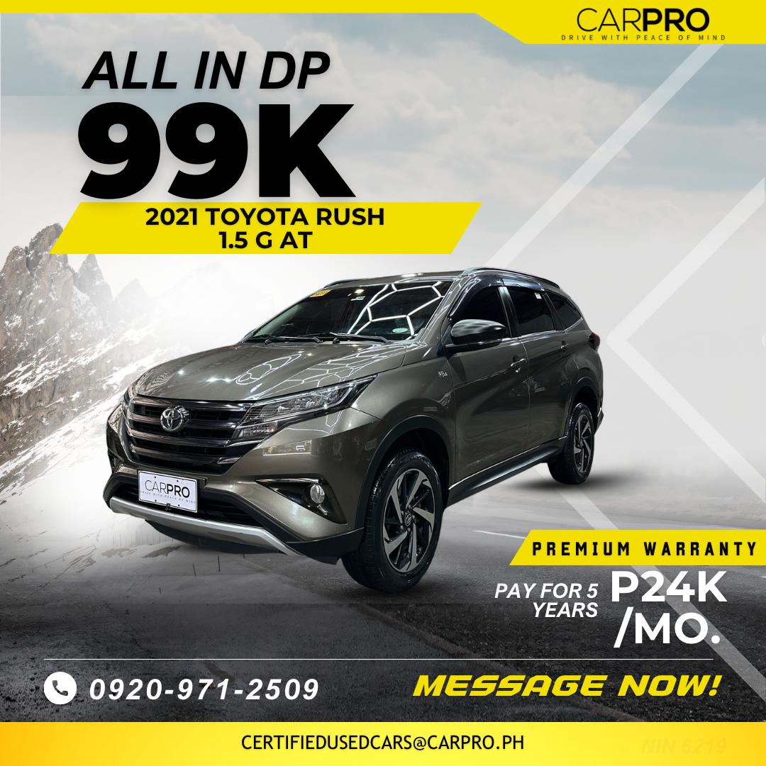 2021 Toyota Rush 1.5 G AT