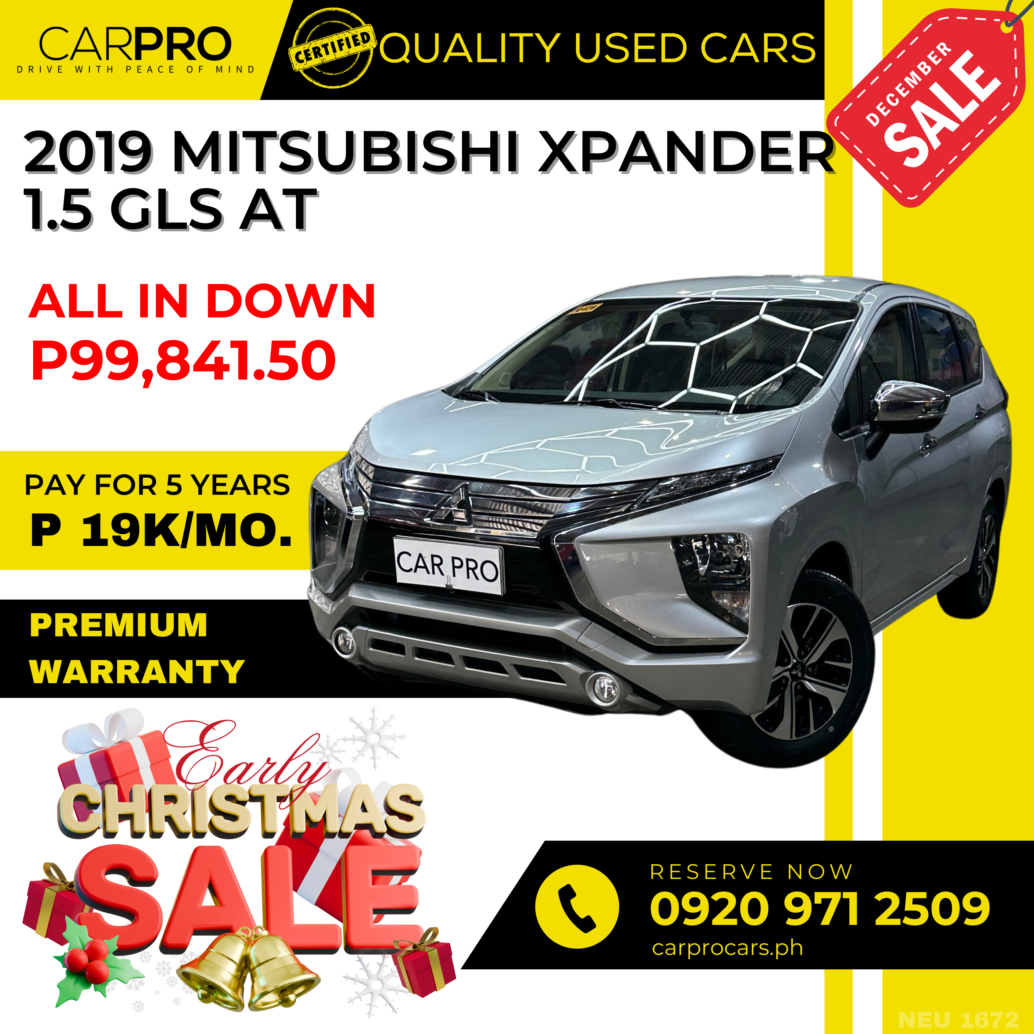 2019 Mitsubishi Xpander 1.5 GLS AT
