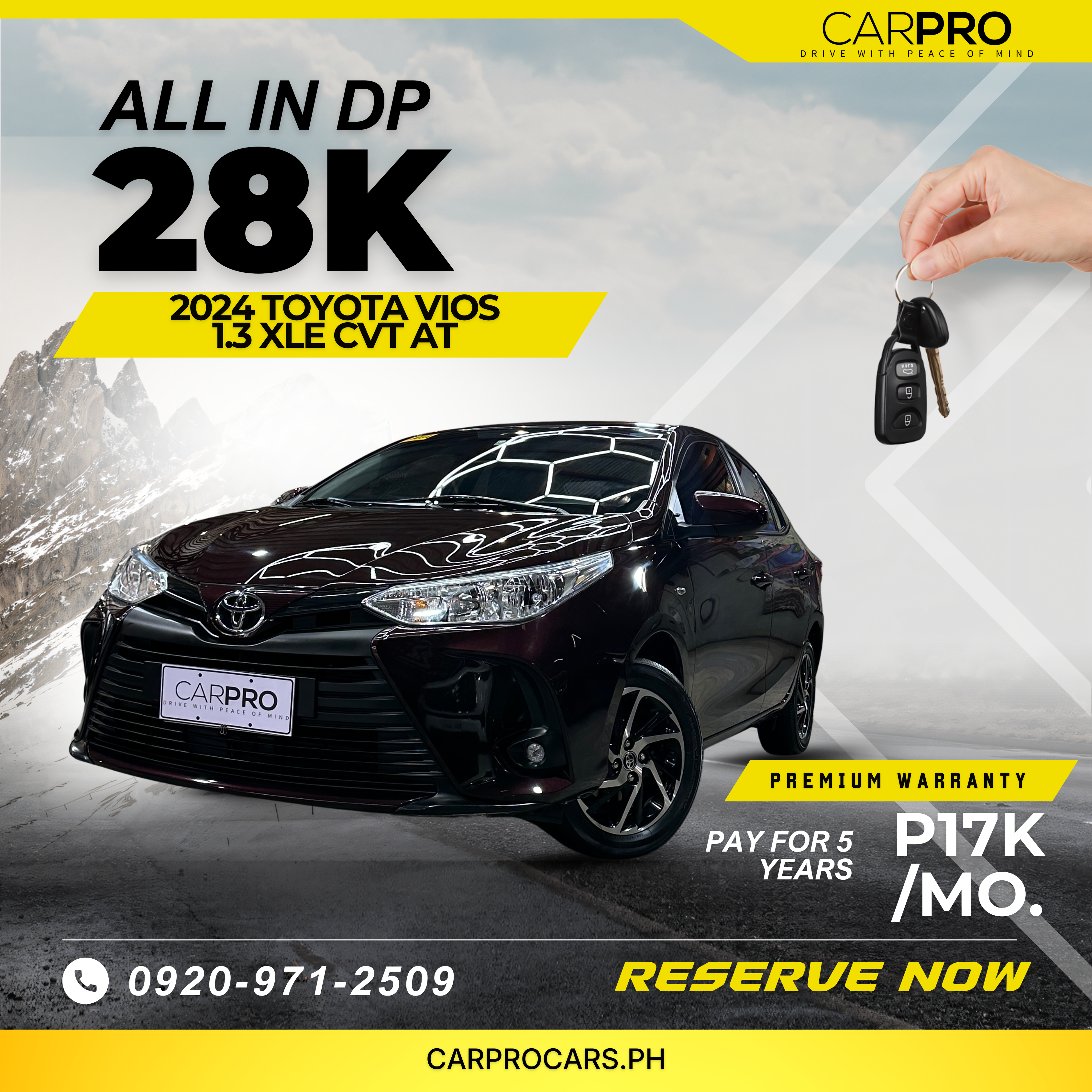 2024 Toyota Vios 1.3 XLE CVT AT