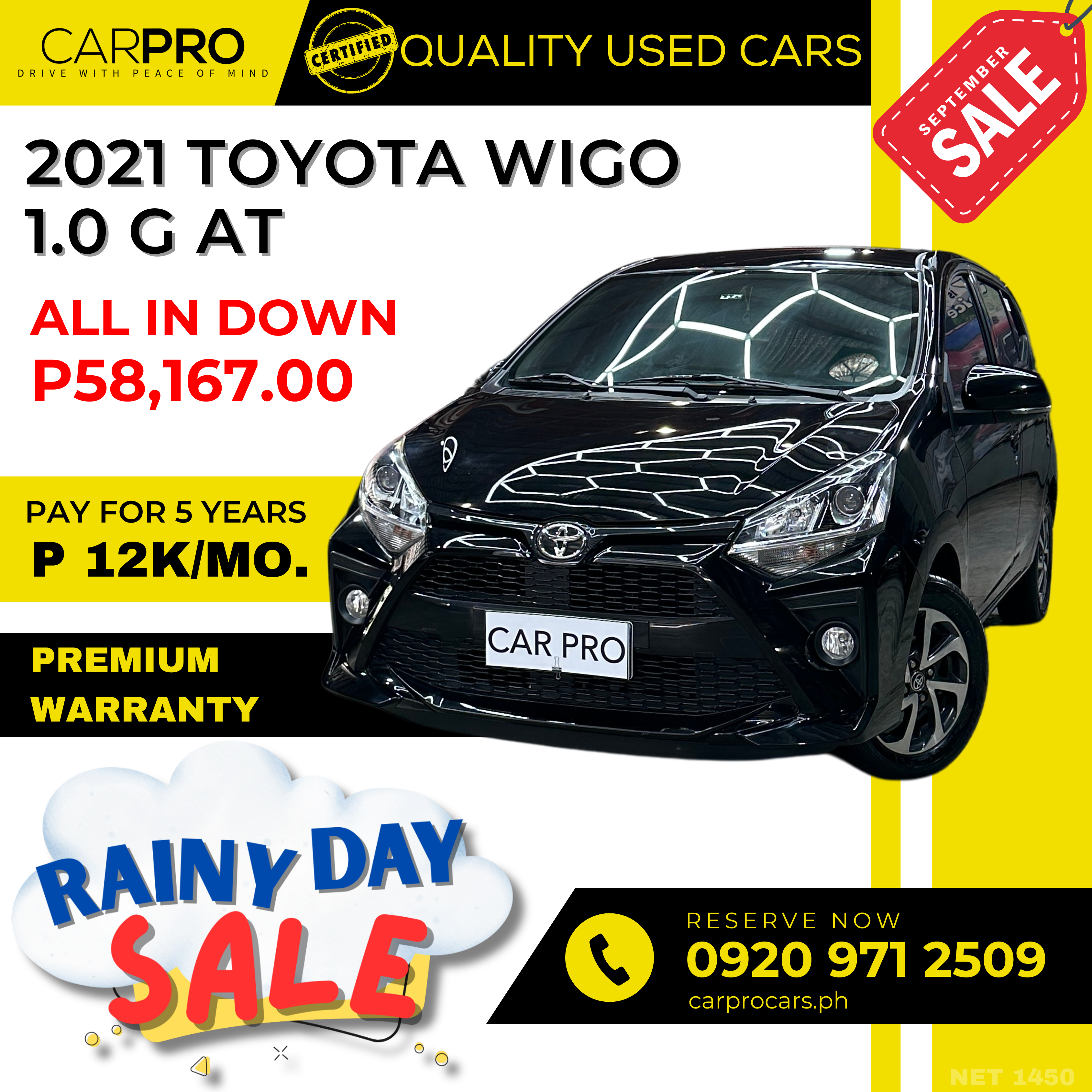 2021 Toyota Wigo 1.0 G AT