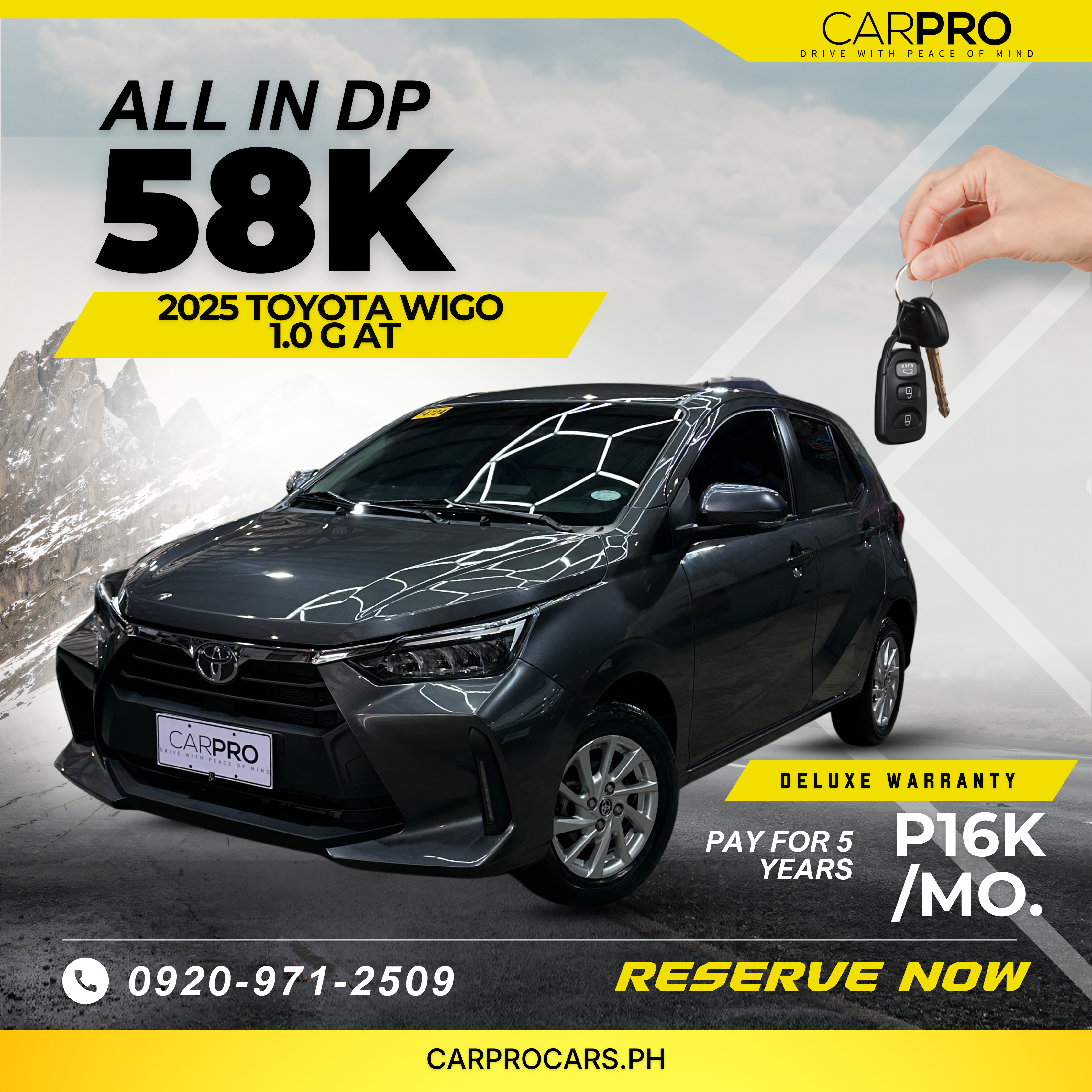 2025 Toyota Wigo 1.0 G AT