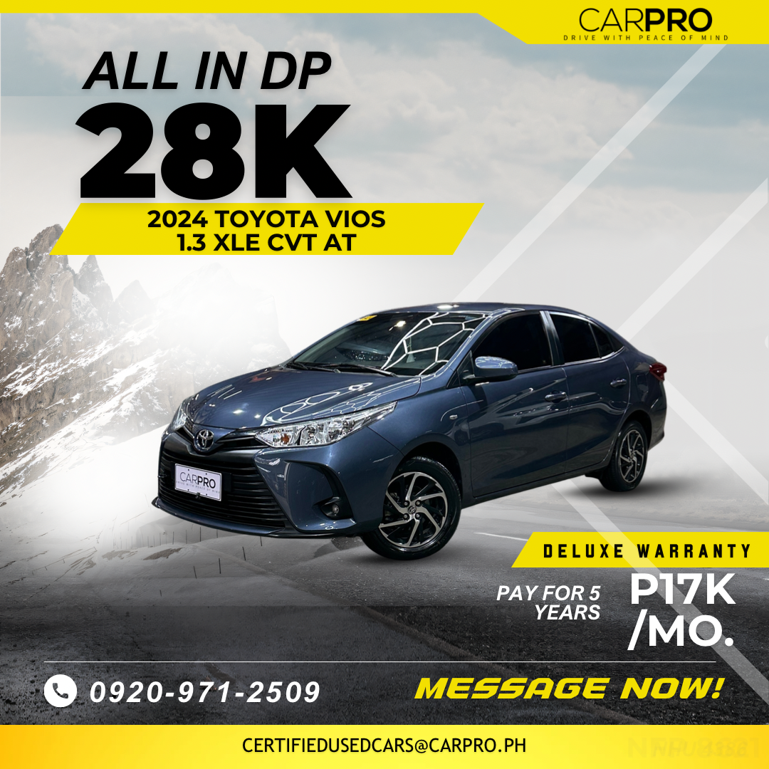 2024 Toyota Vios 1.3 XLE CVT AT