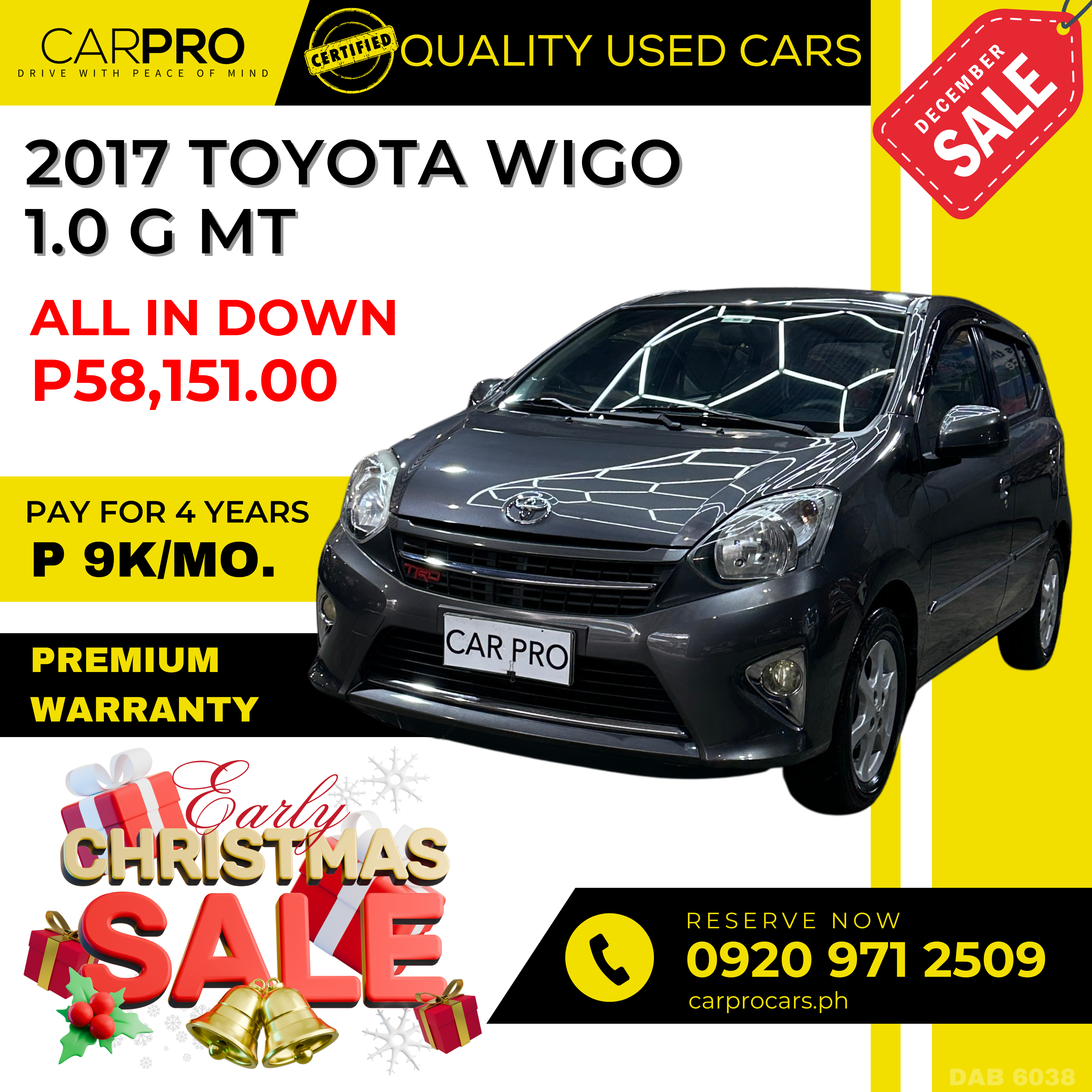 2017 Toyota Wigo 1.0 G MT