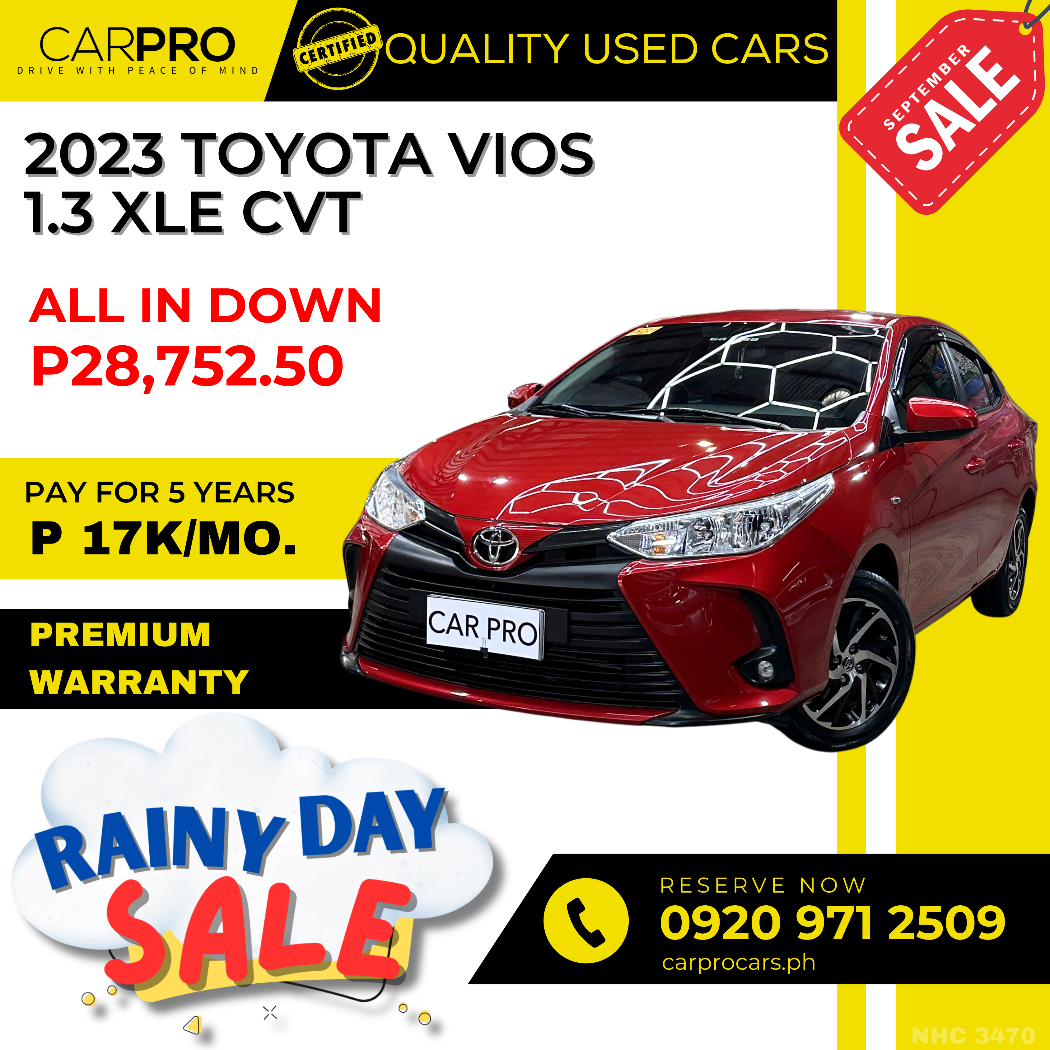 2023 Toyota Vios 1.3 XLE CVT