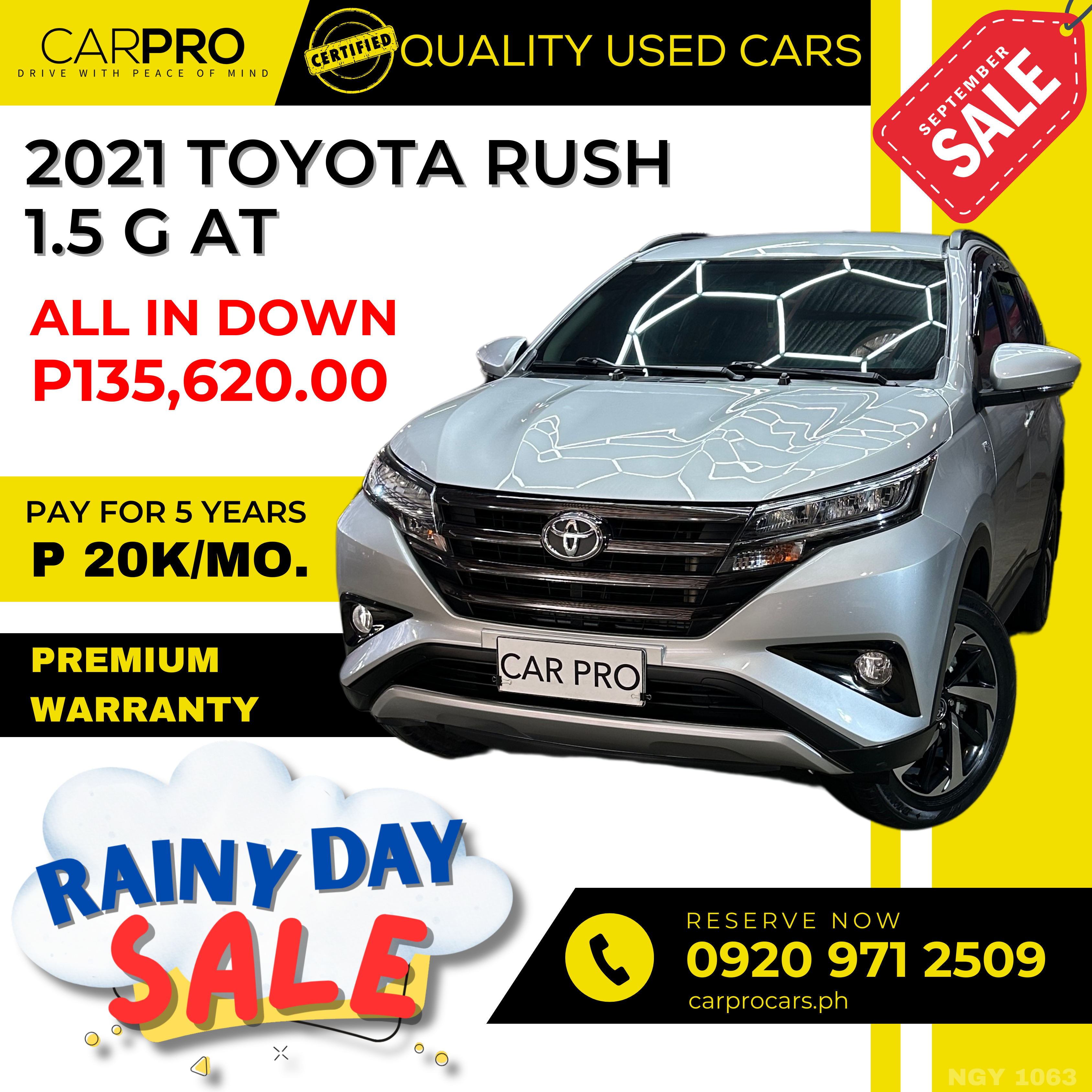 2021 Toyota Rush 1.5 G AT