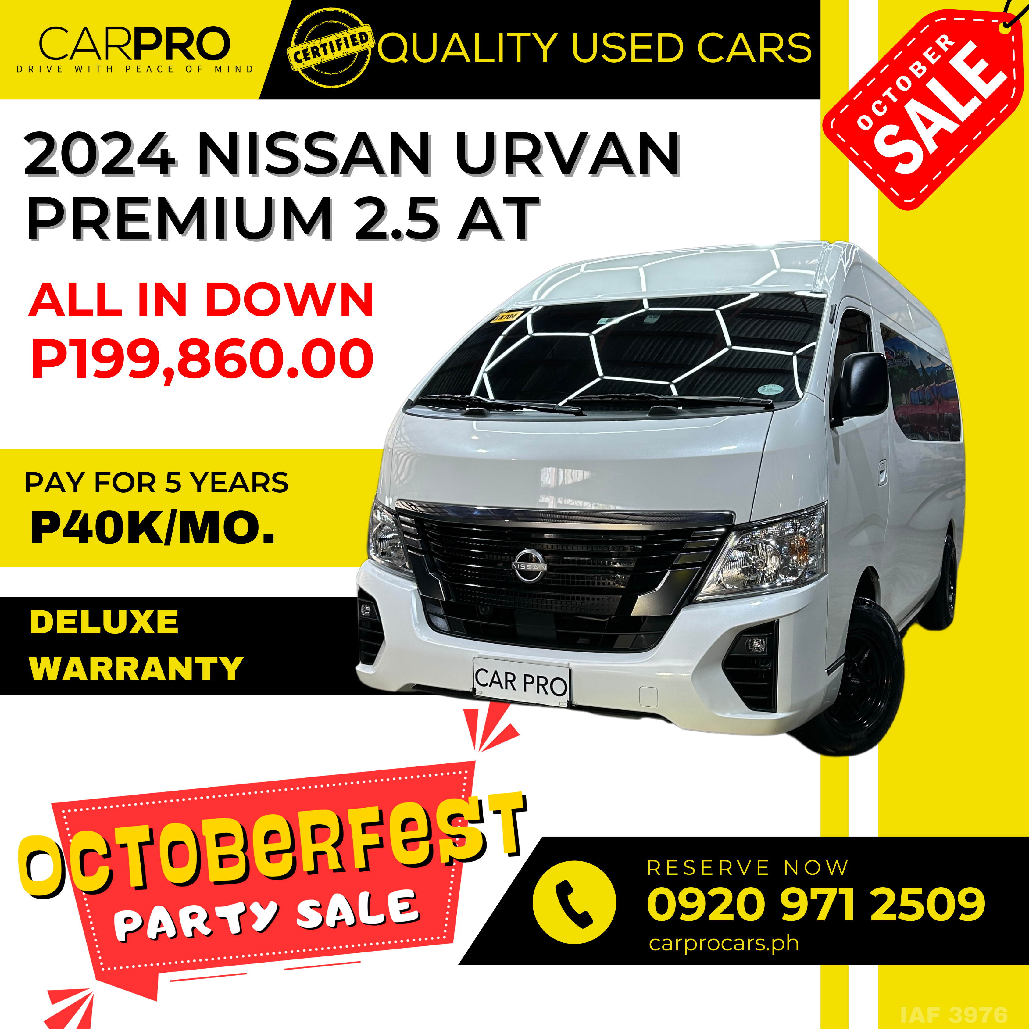 2024 Nissan Urvan Premium 2.5 AT