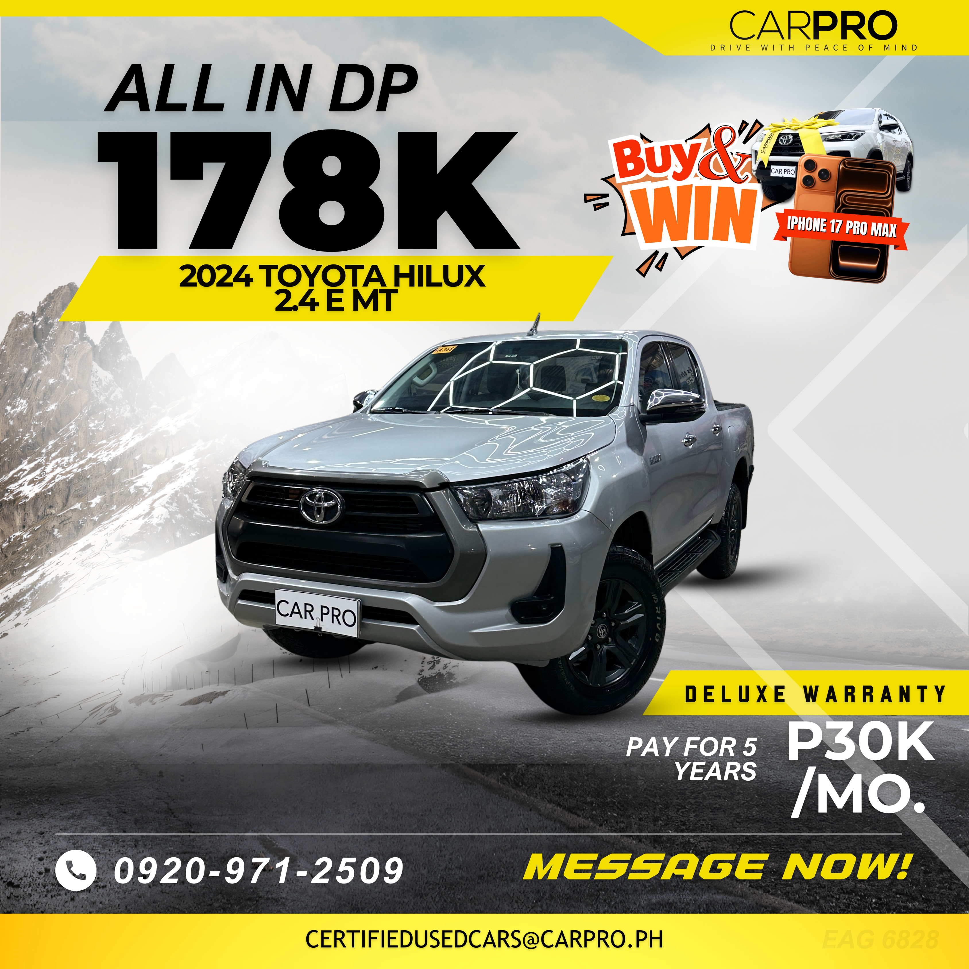 2024 Toyota Hilux 2.4 E MT