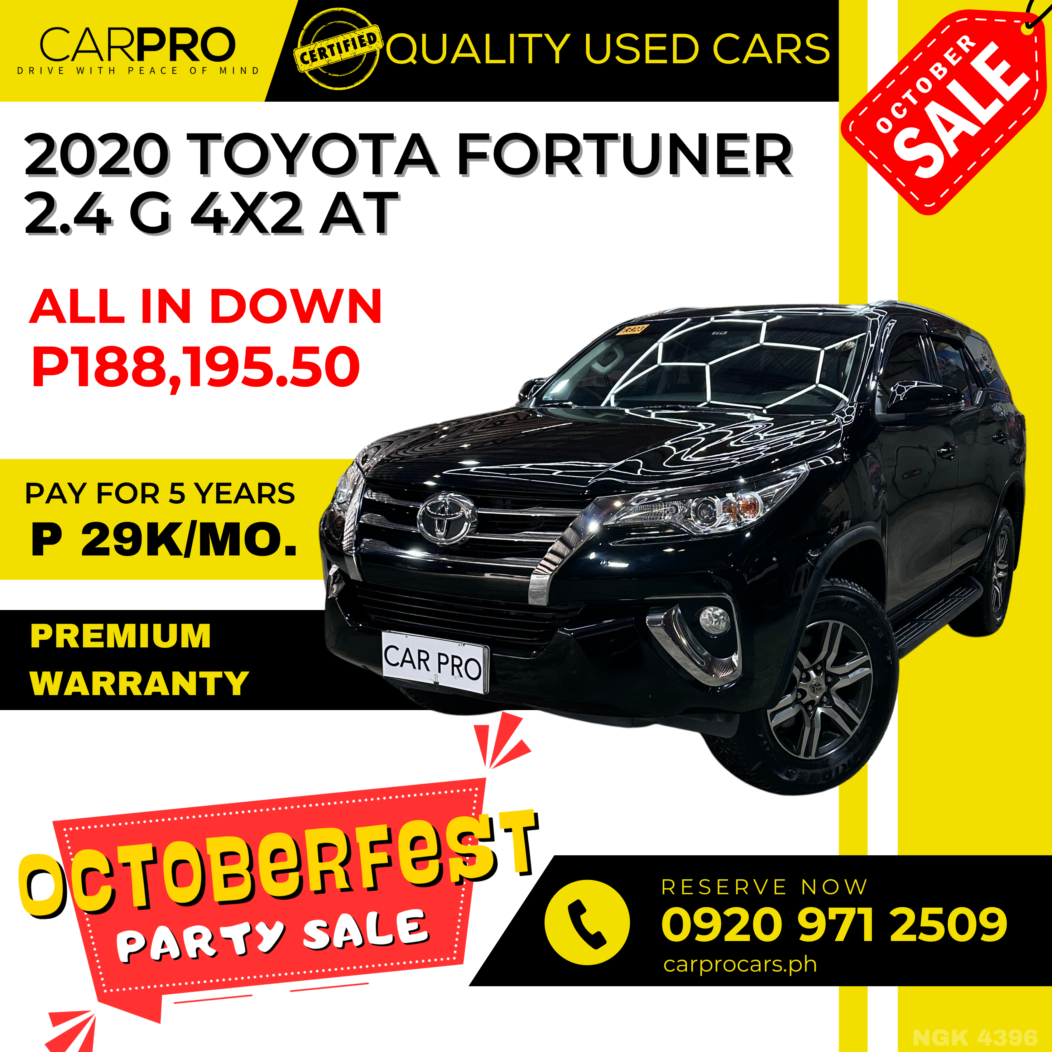2020 Toyota Fortuner 2.4 G 4x2 AT