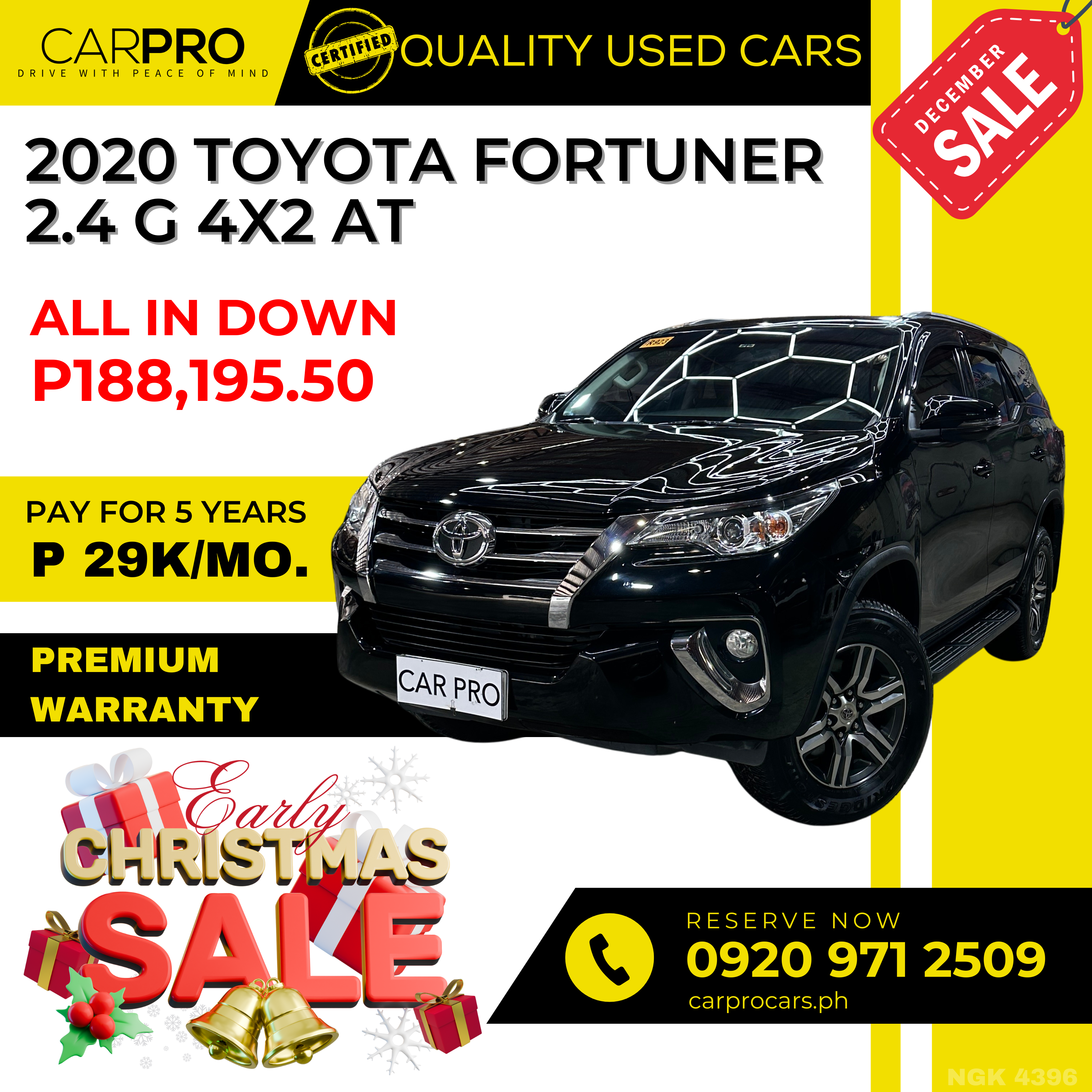 2020 Toyota Fortuner 2.4 G 4x2 AT