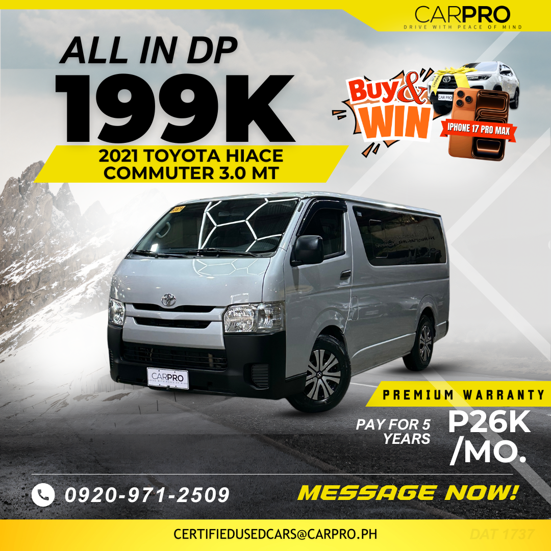 2021 Toyota Hiace Commuter 3.0 MT