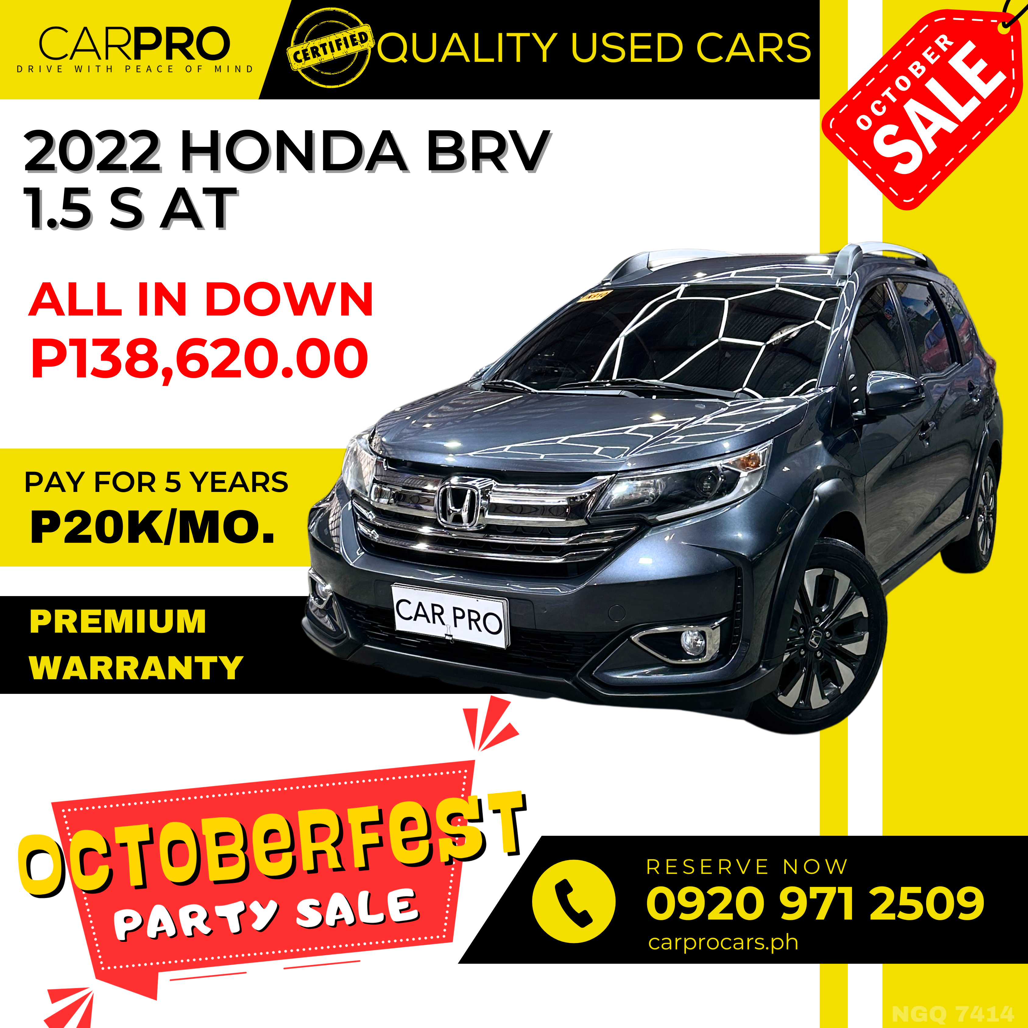 2022 Honda BRV 1.5 S AT