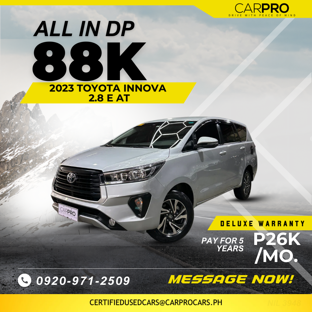 2023 Toyota Innova 2.8 E AT
