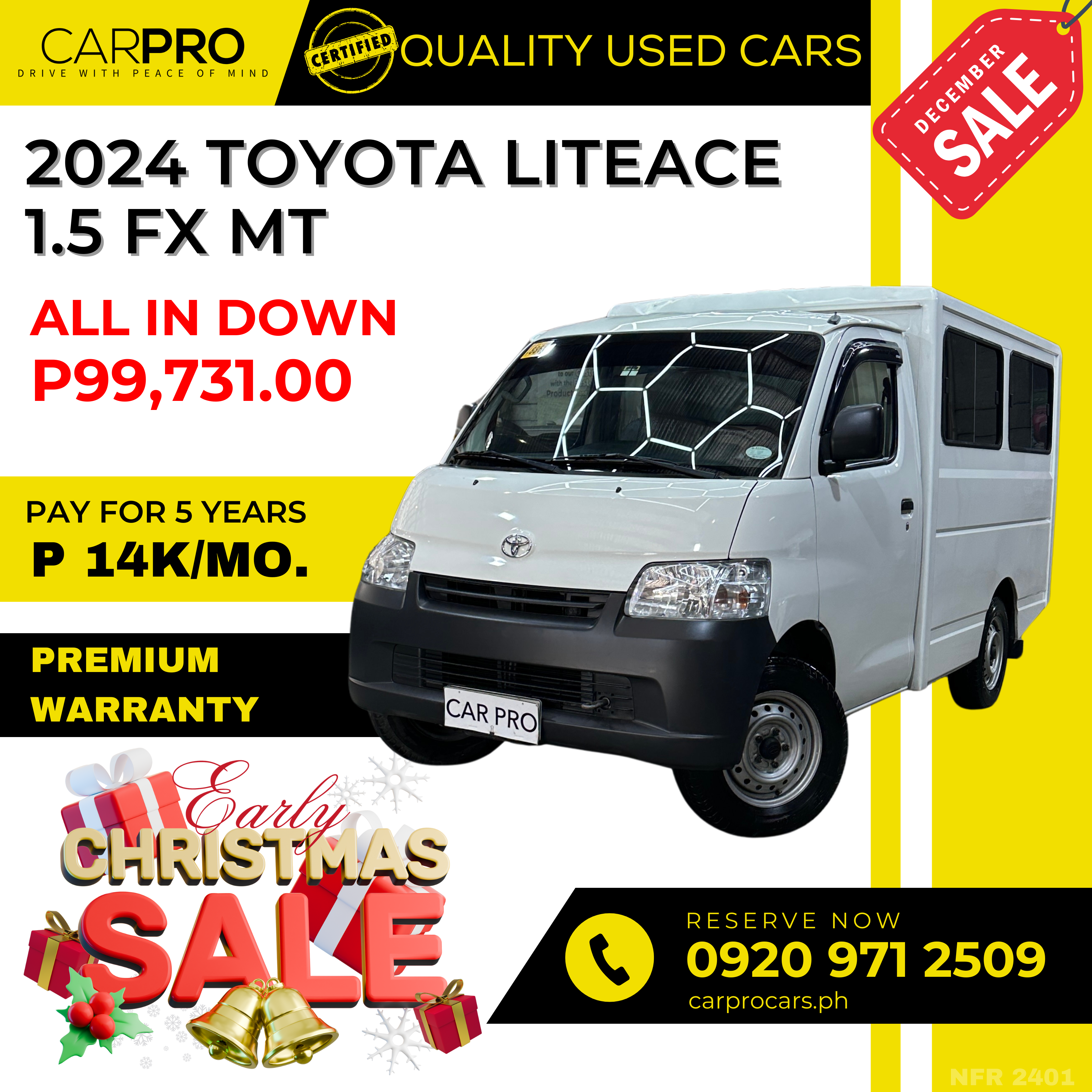 2024 Toyota Liteace 1.5 FX MT