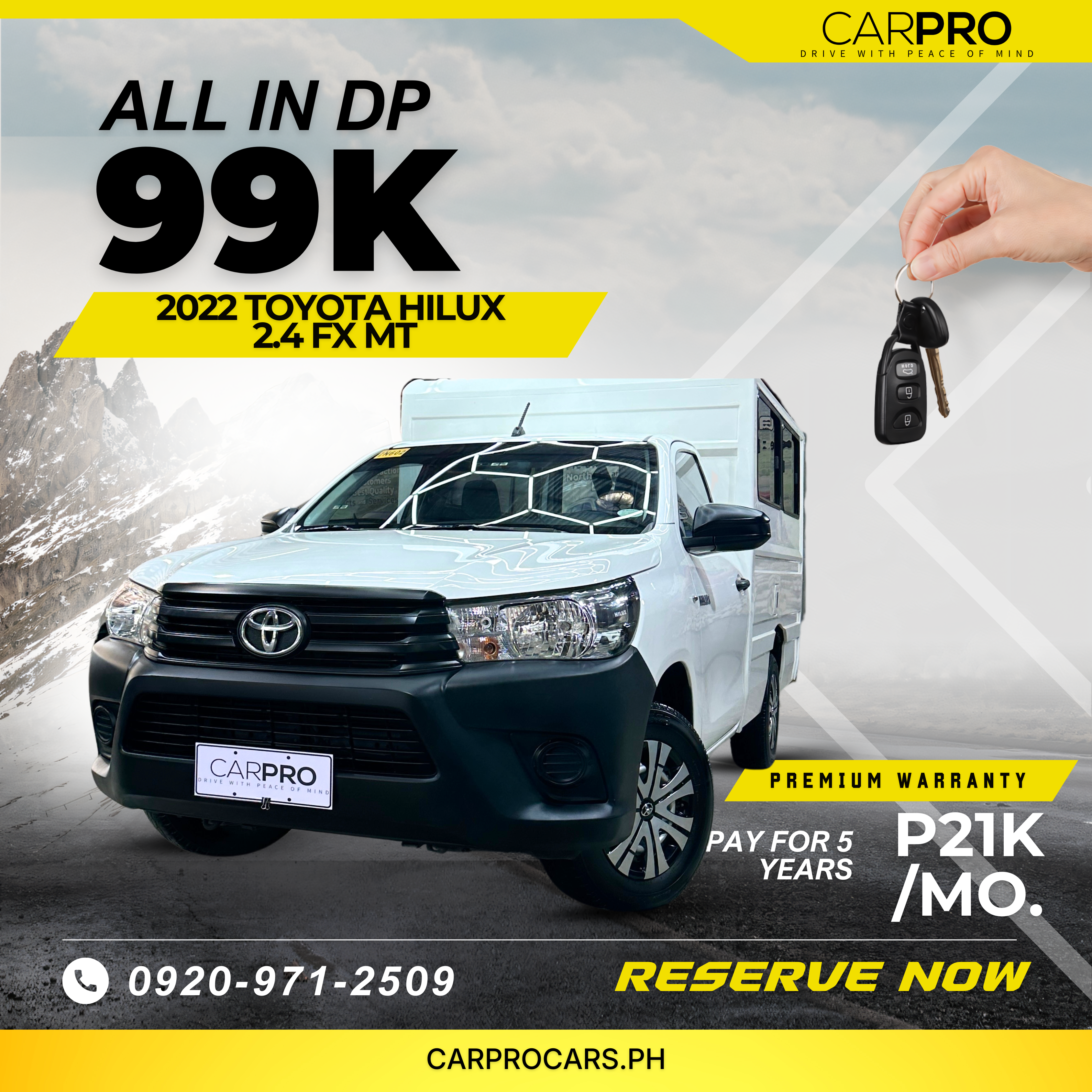 2022 Toyota Hilux 2.4 FX MT