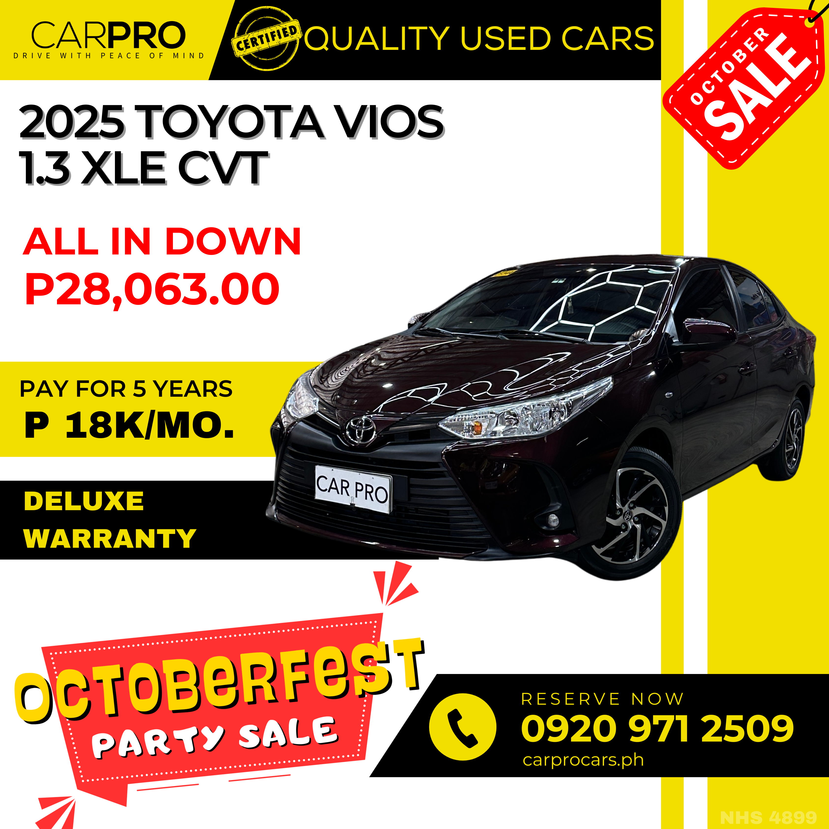 2025 Toyota Vios 1.3 XLE CVT
