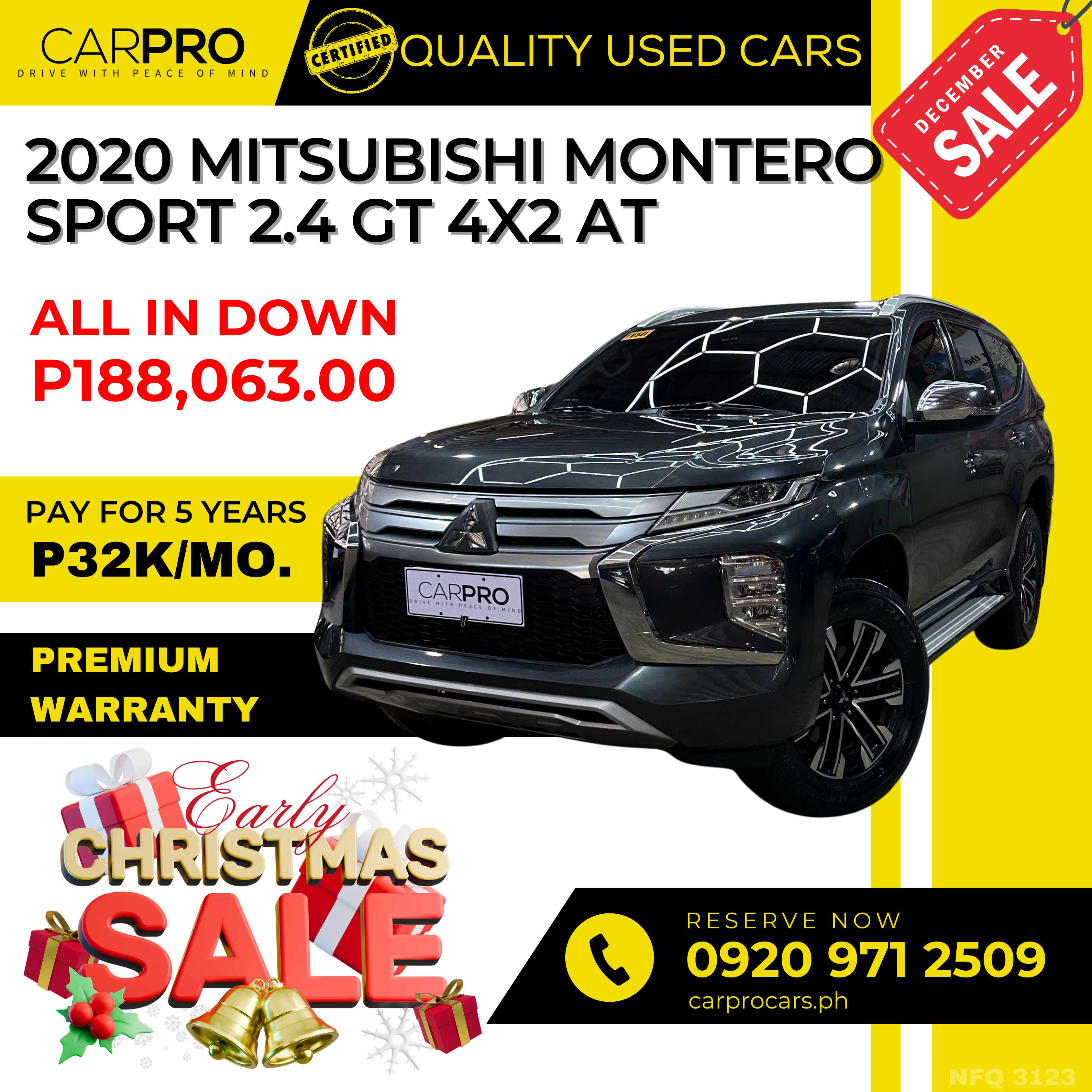 2020 Mitsubishi Montero Sport 2.4 GT 4x2 AT