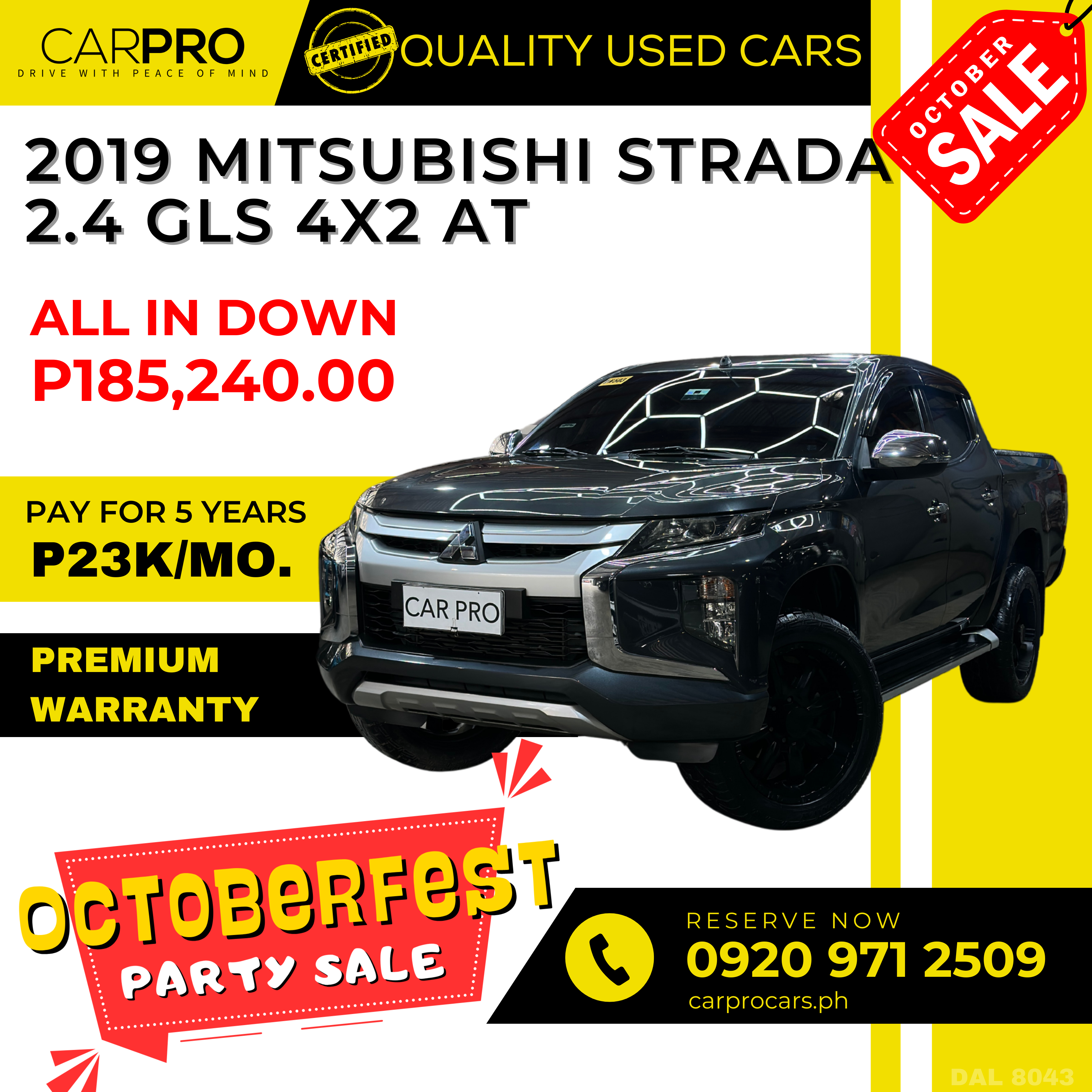 2019 Mitsubishi Strada 2.4 GLS 4x2 AT