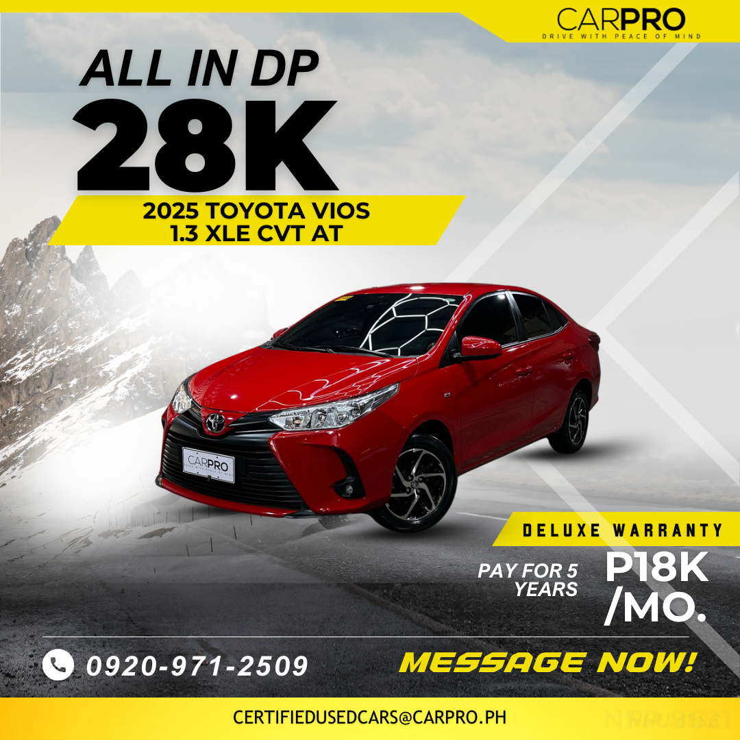 2025 Toyota Vios 1.3 XLE CVT