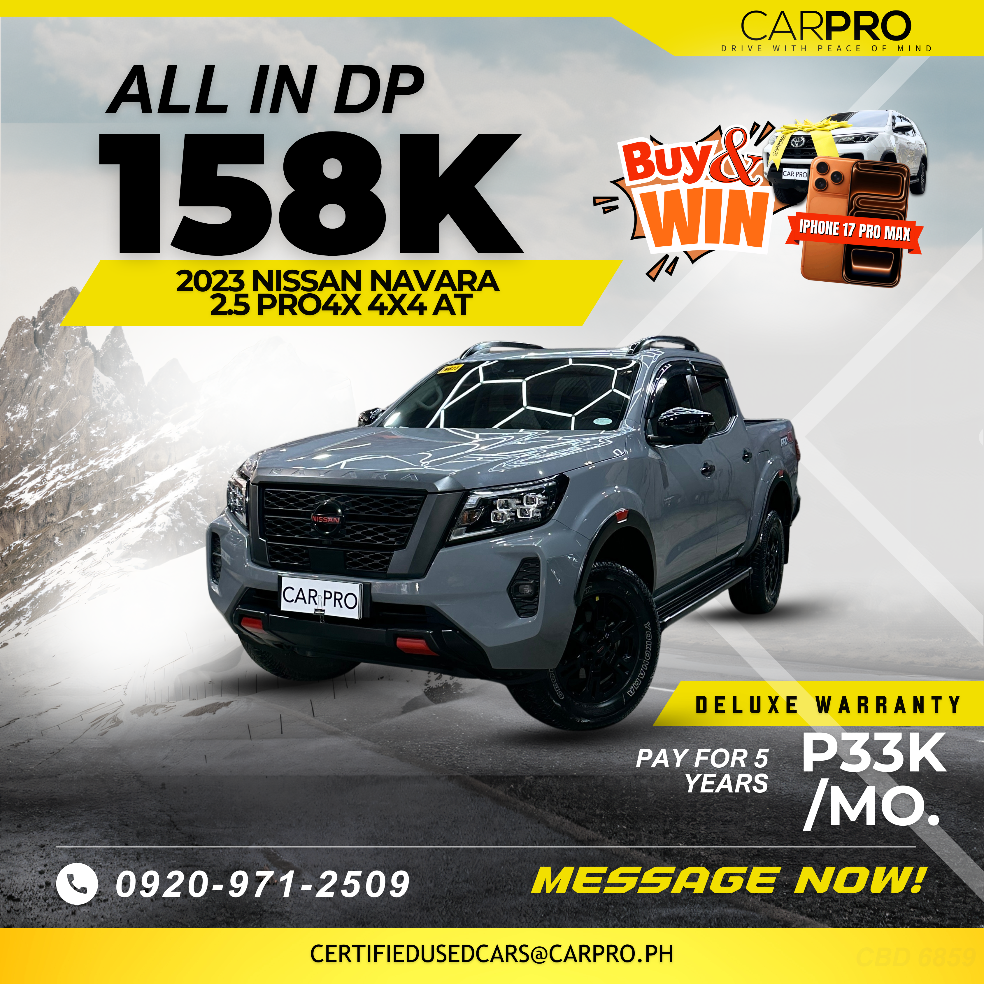 2023 Nissan Navara 2.5 PRO-4X 4x4 AT