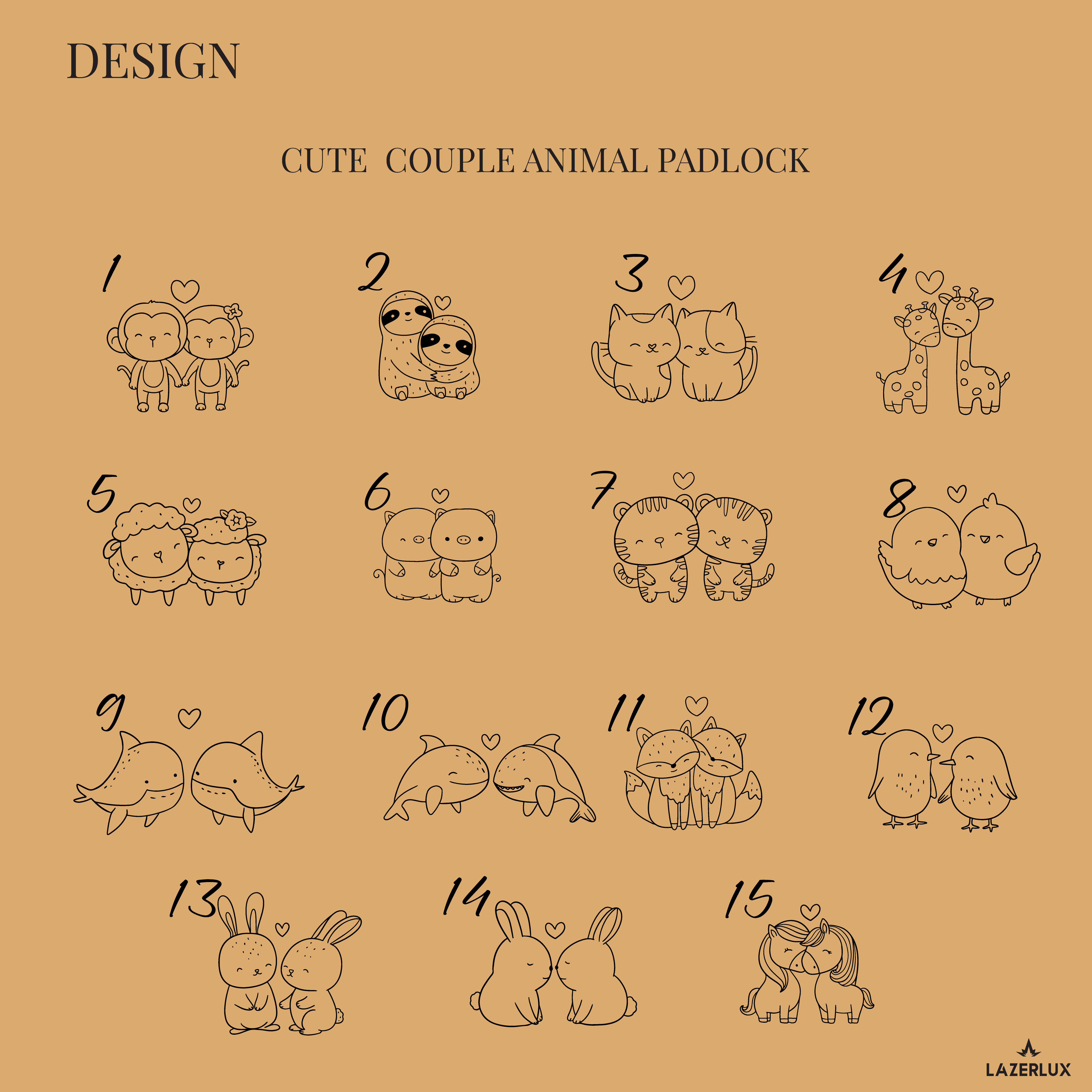 Cute Animal Padlock 