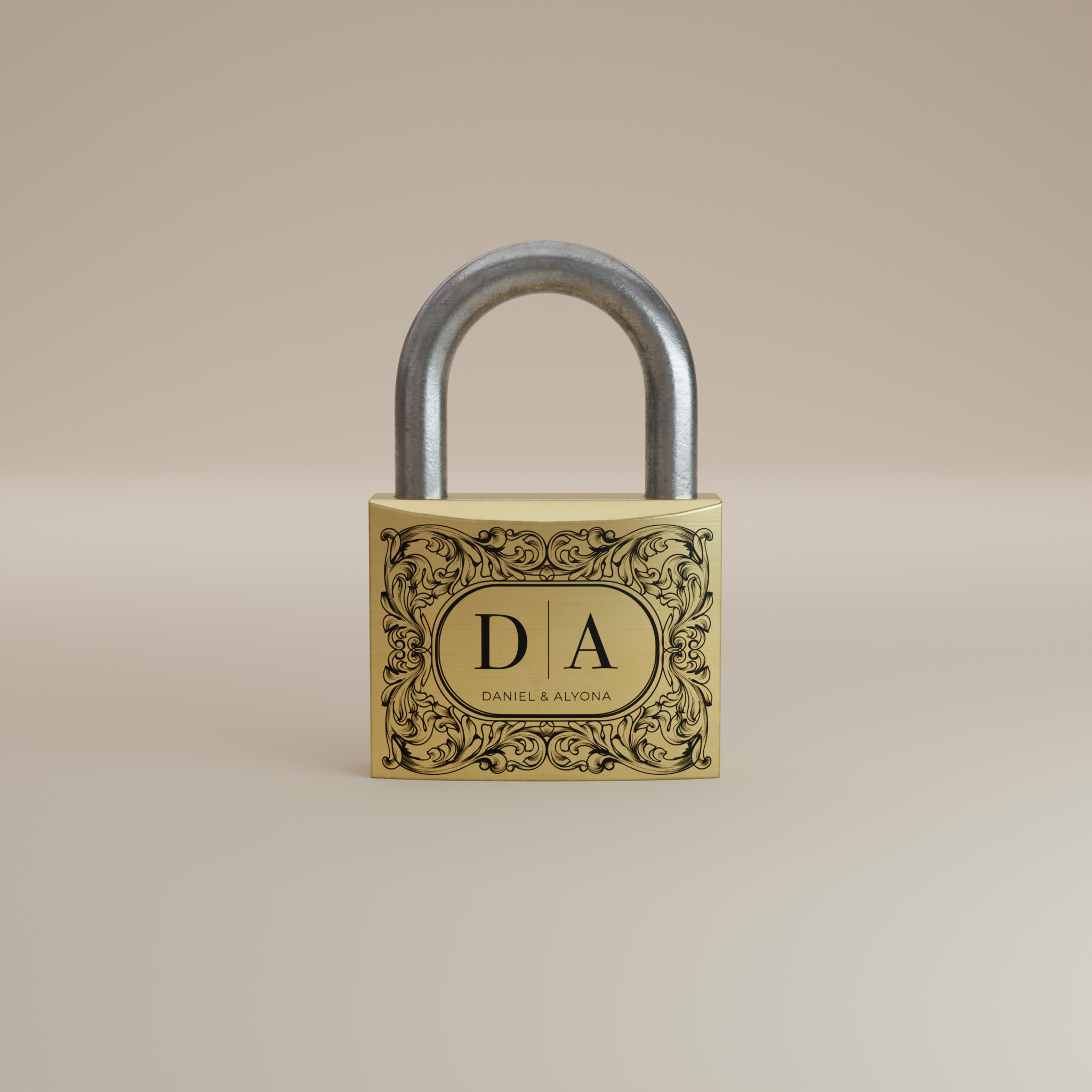Baroque Vintage Padlock