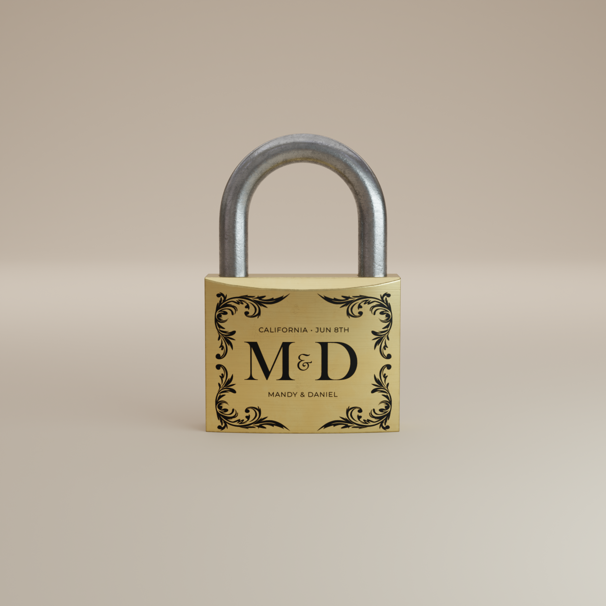 Frame Elegance Padlock