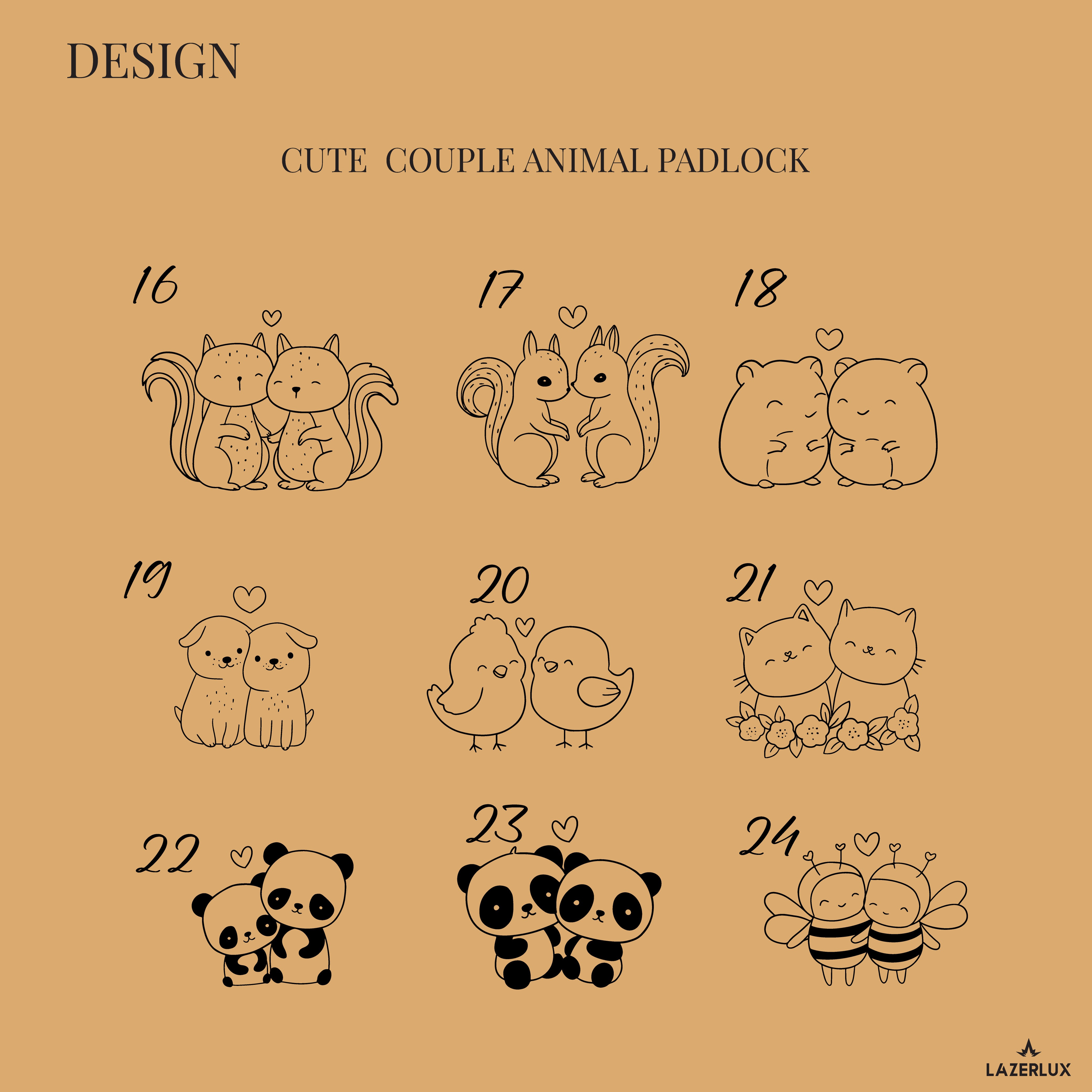 Cute Animal Padlock 