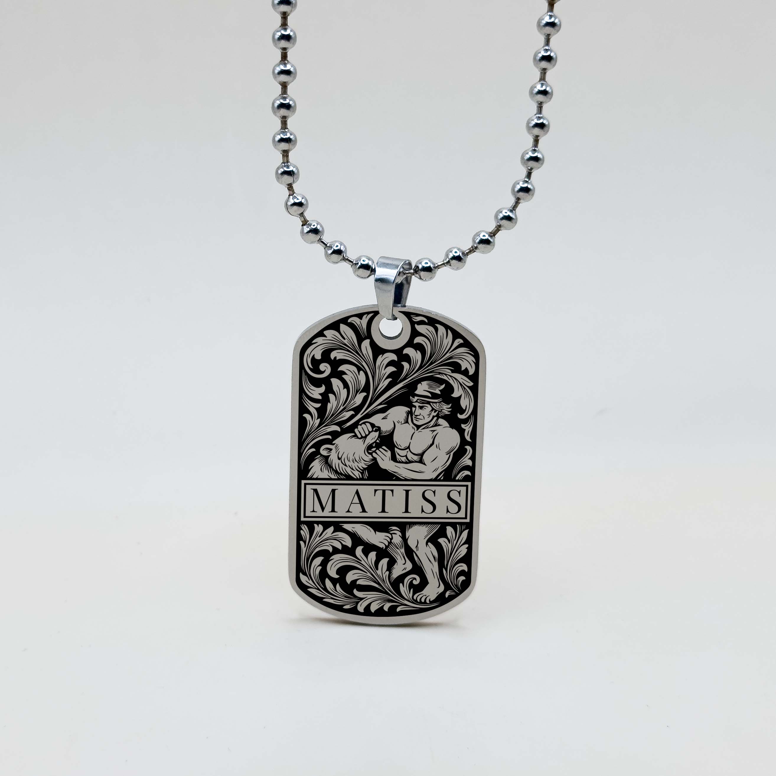 "Lāčplēsis" Custom Dog Tag Necklace