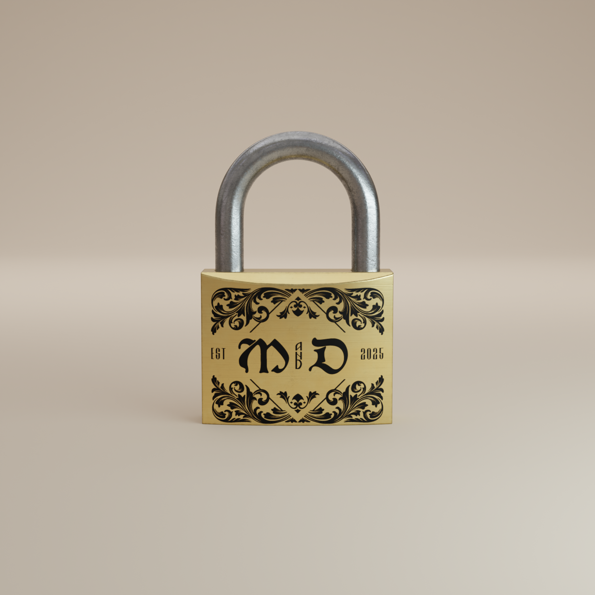 Frame Elegance Padlock