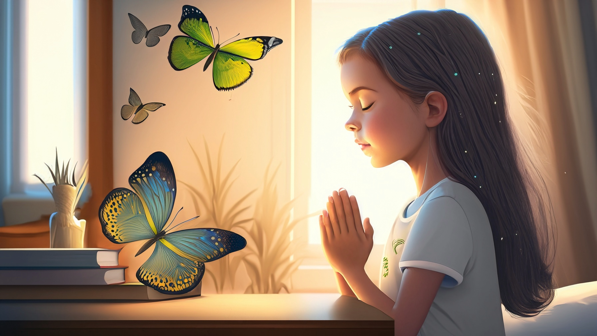 Innocence and Serenity: A Girl's Prayer