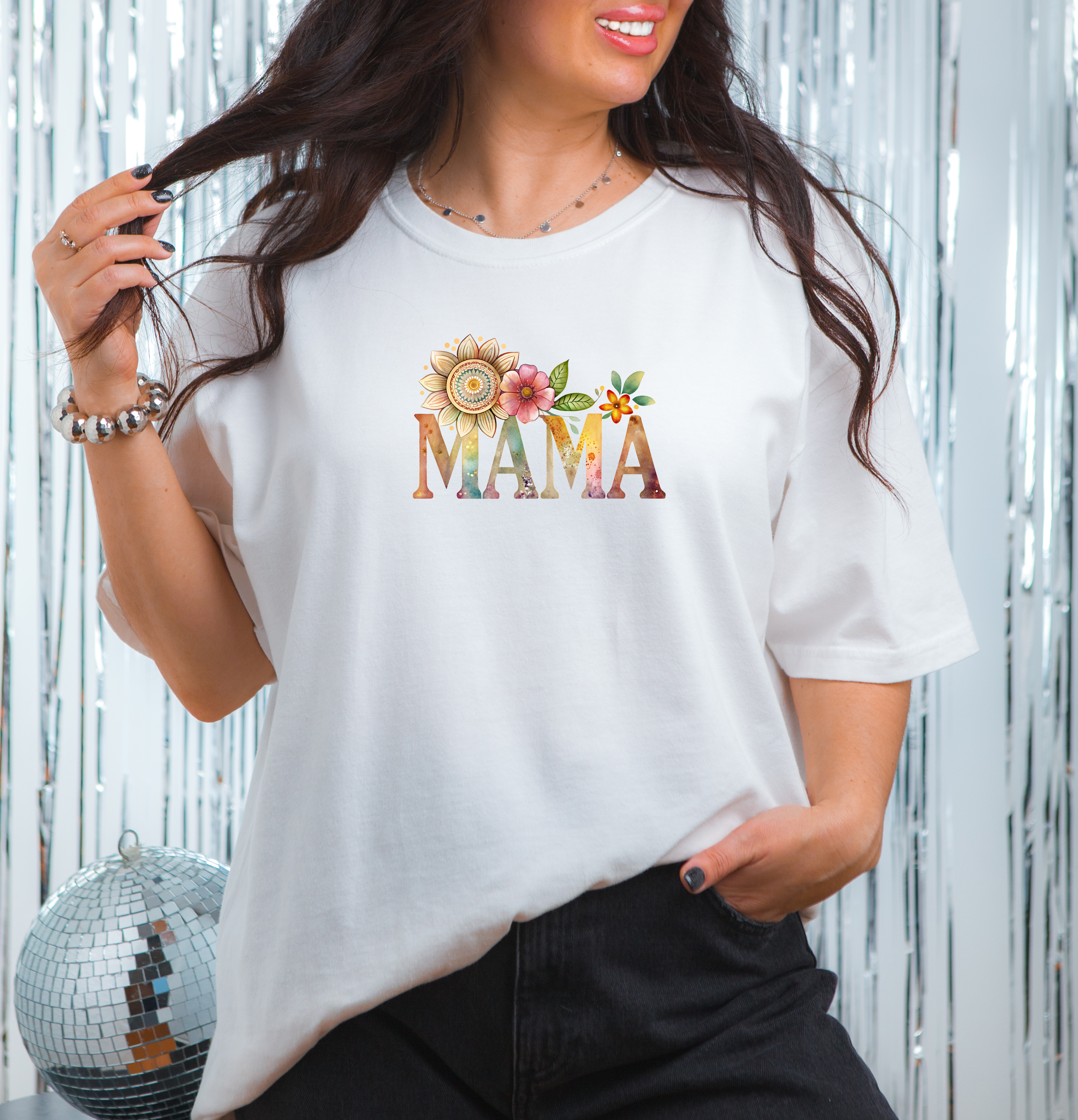 Mama Floral T-Shirt