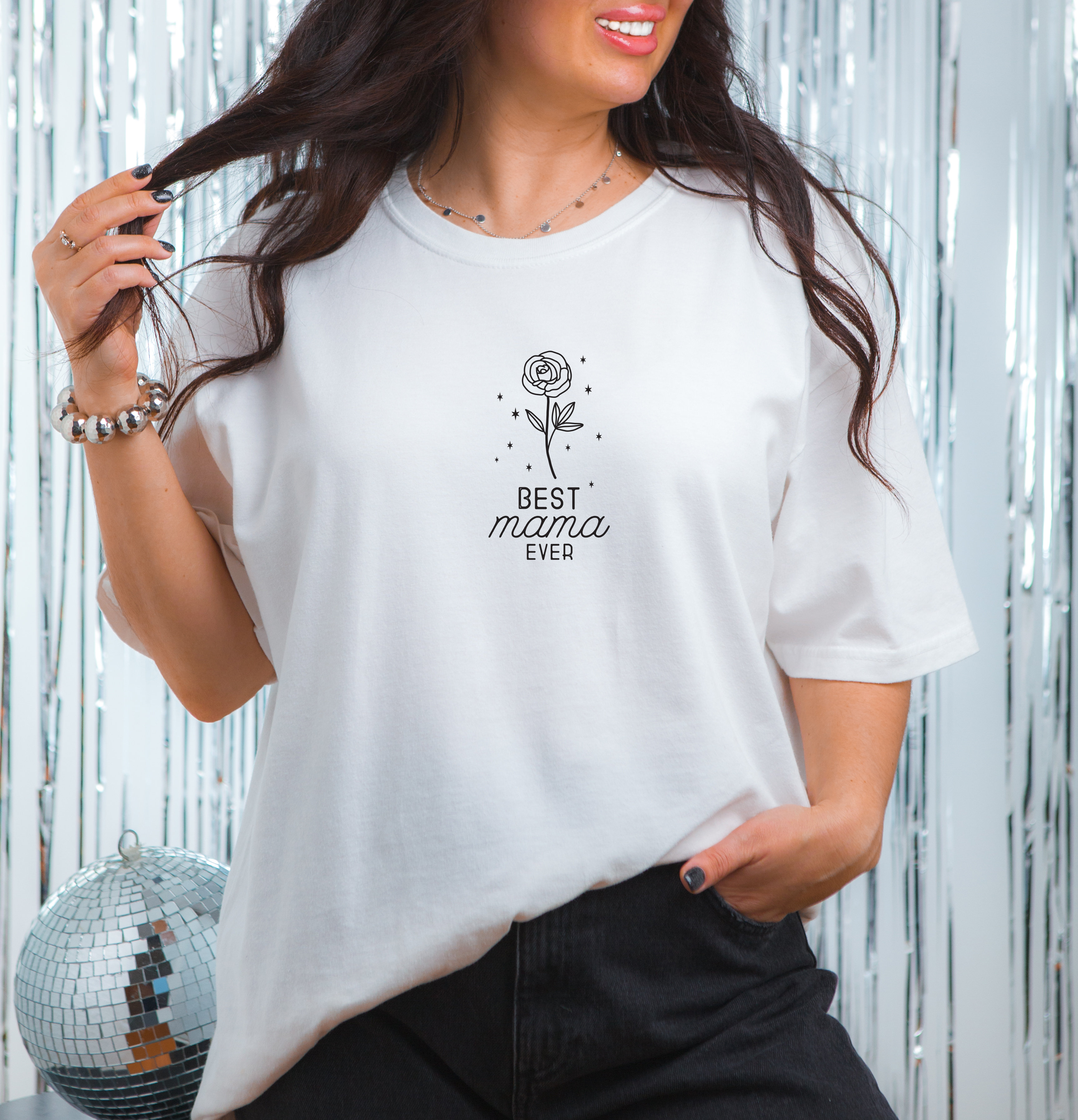 Best Mama Ever Oversized Boxy Tee