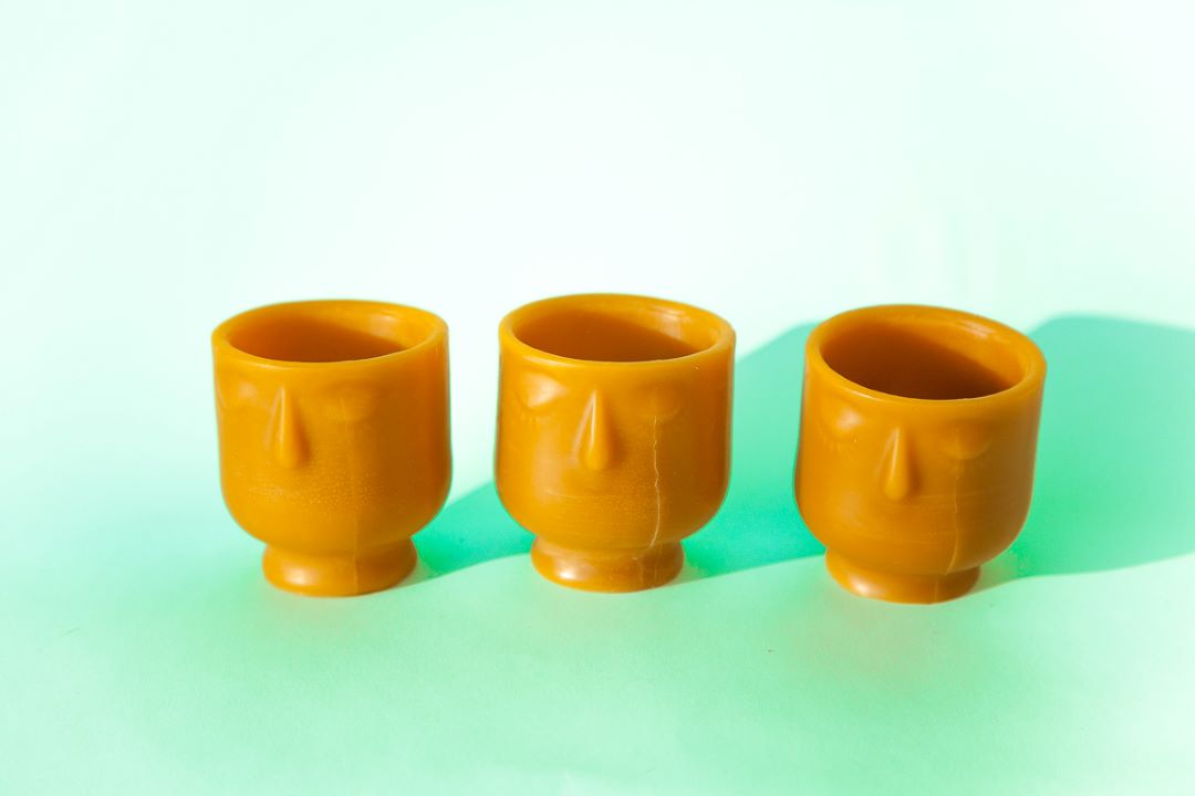 Bičių vaško puodelis „Bičiulis“ 