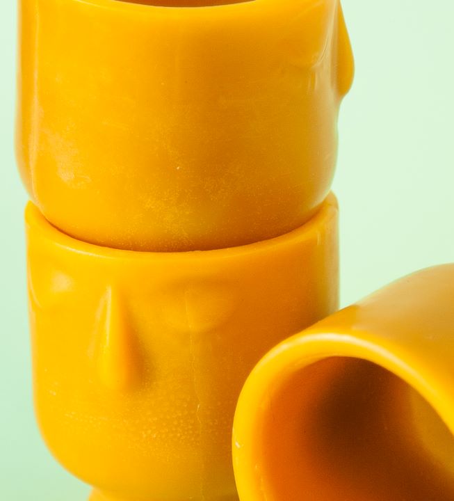 Bičių vaško puodelis „Bičiulis“ 