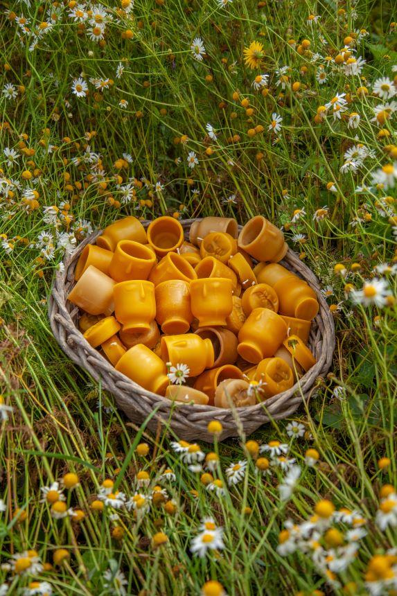 Bičių vaško puodelis „Bičiulis“ 