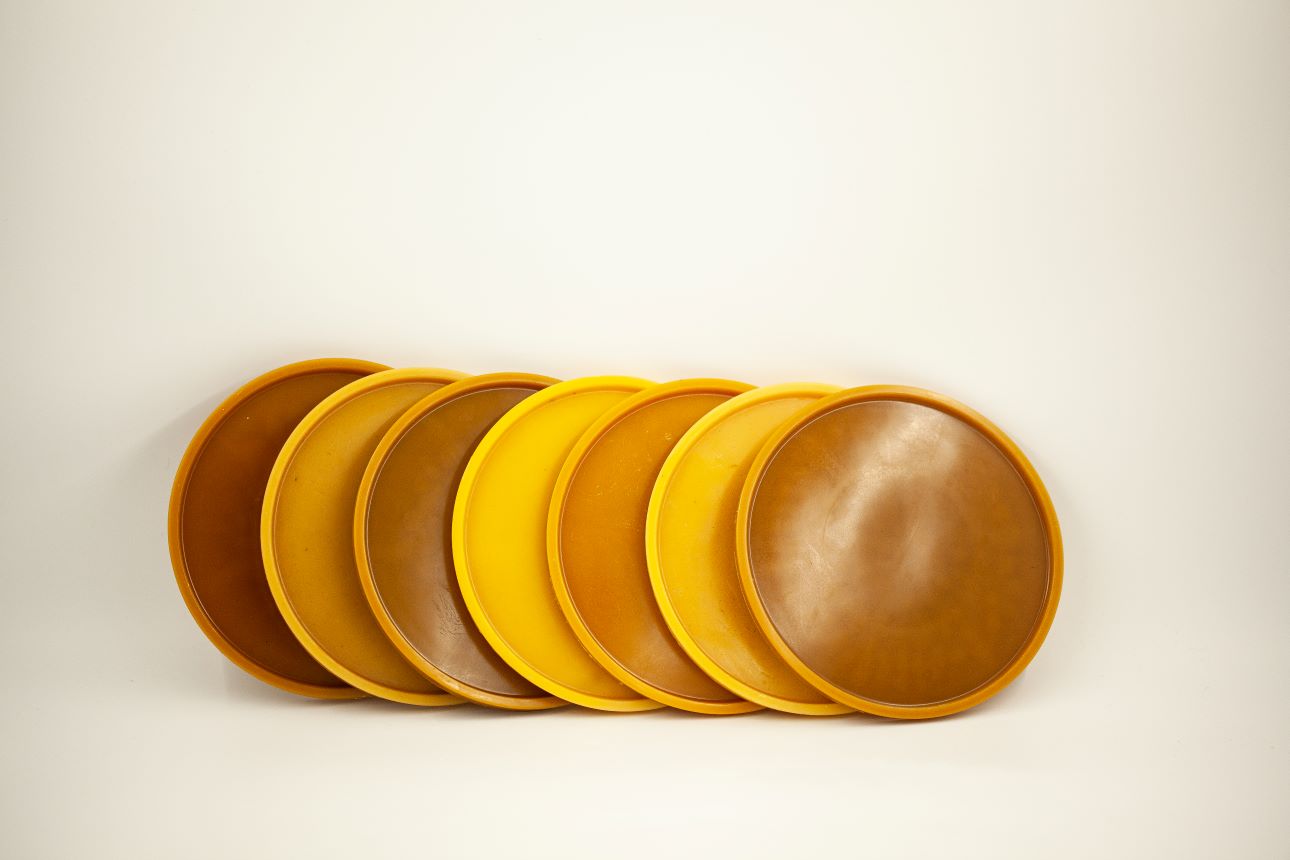 Bičių vaško lėkštutė „Saulala“ 