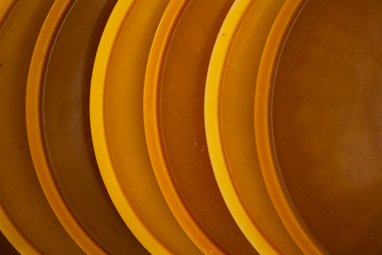 Bičių vaško lėkštutė „Saulala“ 