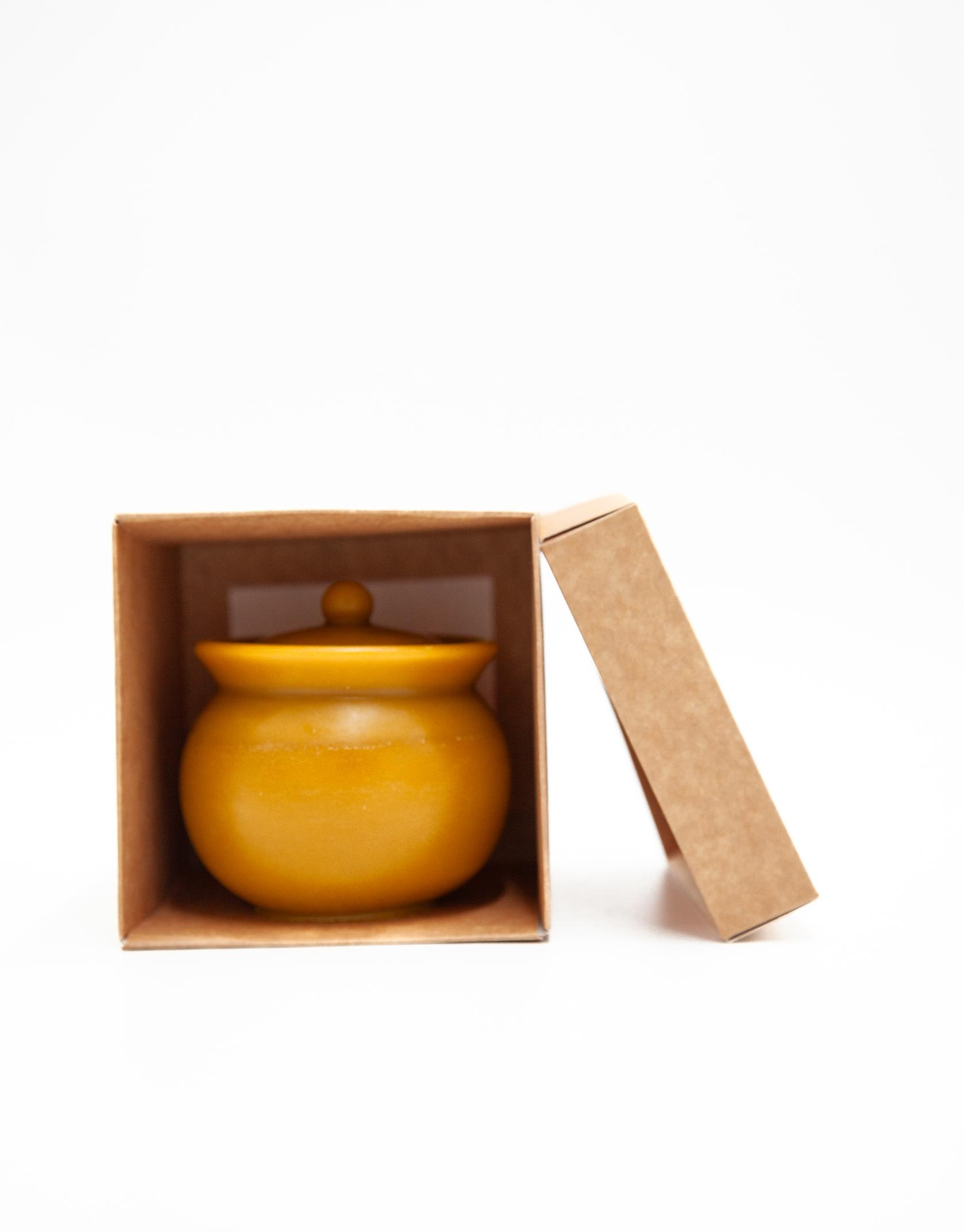 Bičių vaško puodynėlė „Mikei“