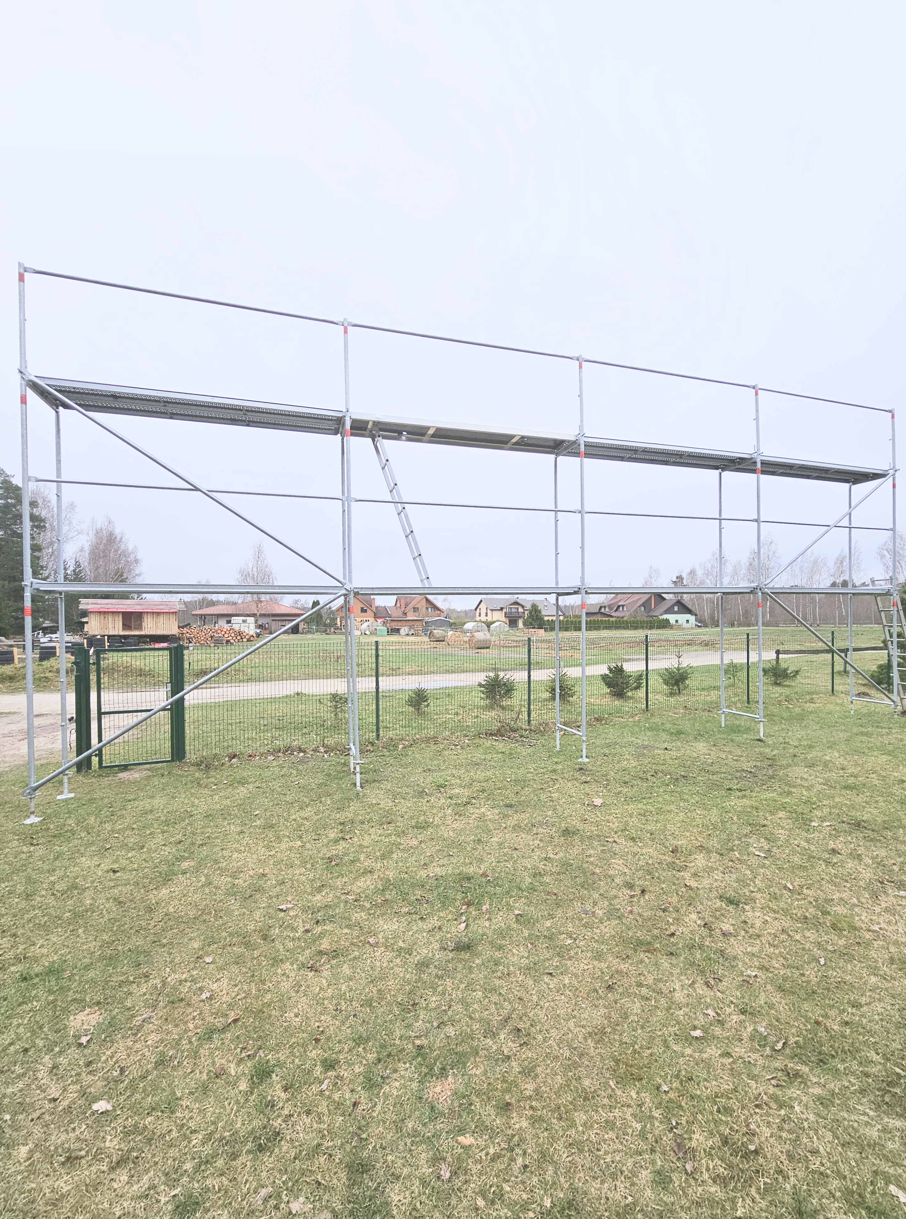 Tērauda sastatnes 12x4,8m