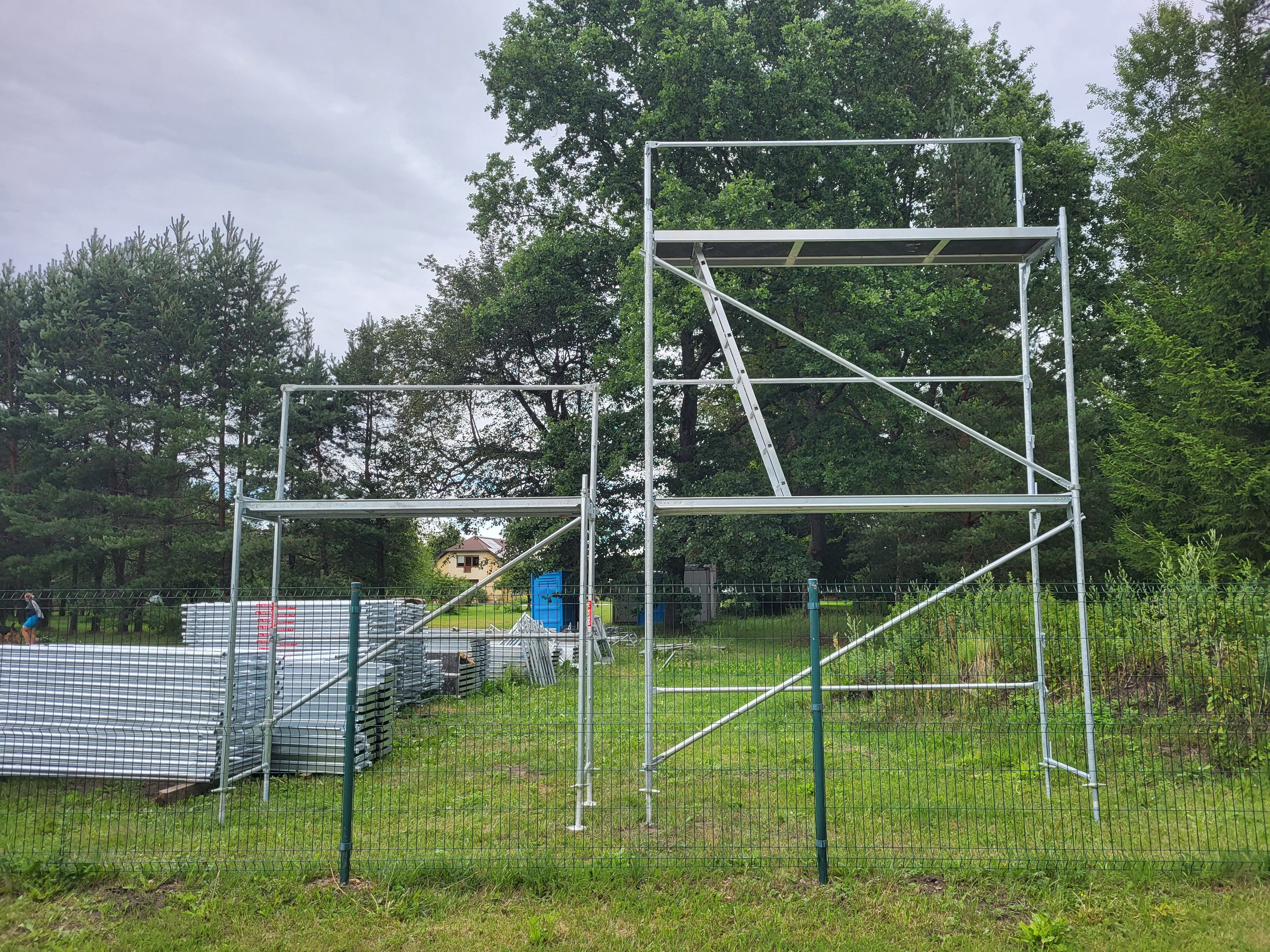 Tērauda sastatņu tornis 3x 4.8