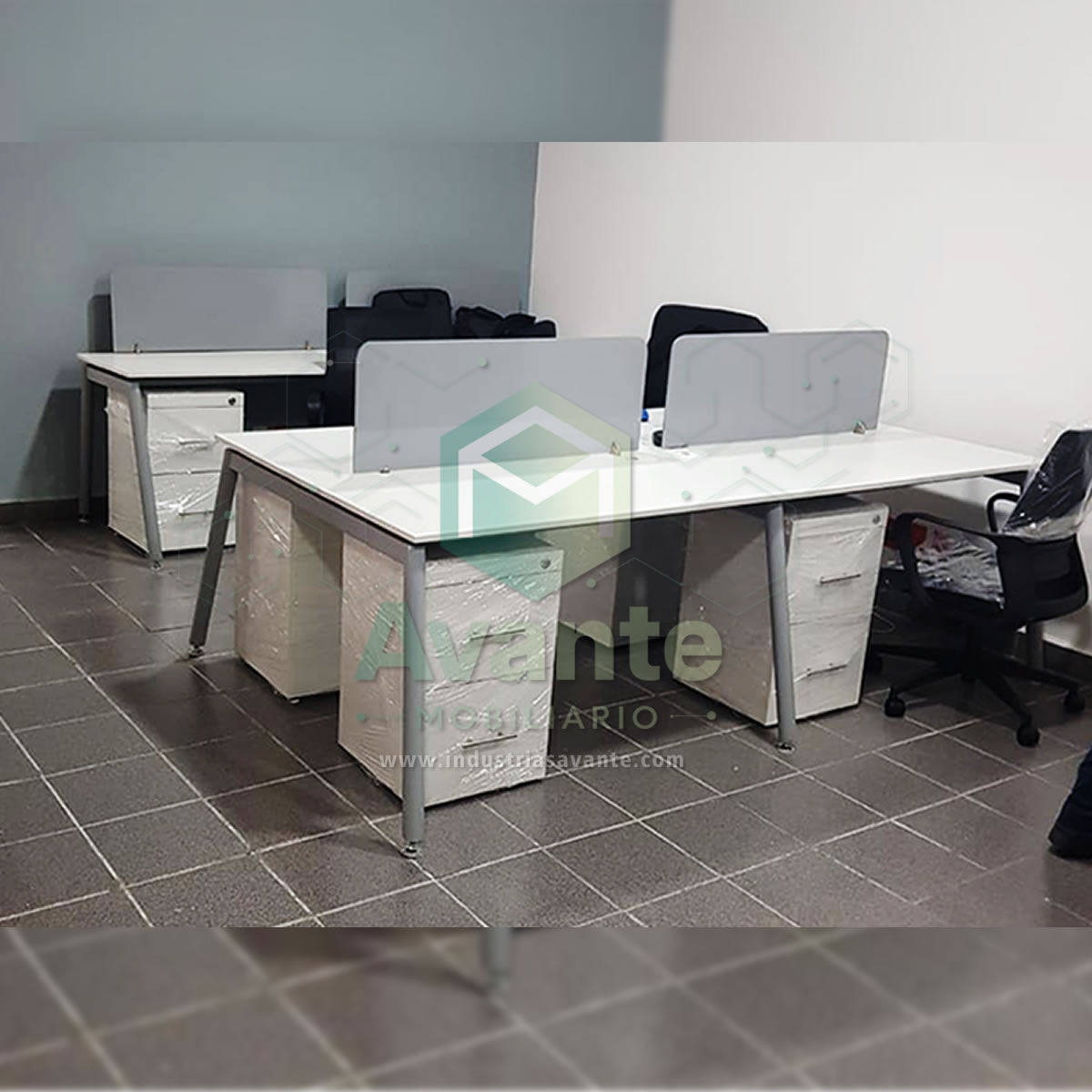 Módulo para 4 Lugares de Trabajo Mod. ARES L-4