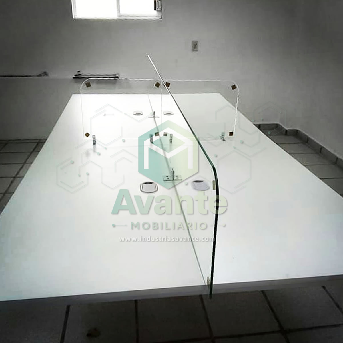 Módulo para 4 Lugares de Trabajo Mod. Adara L-4