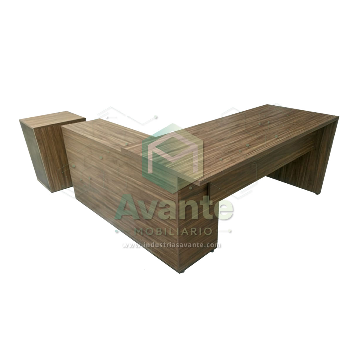 Escritorio Minimalista Mod. Roble W786-DL